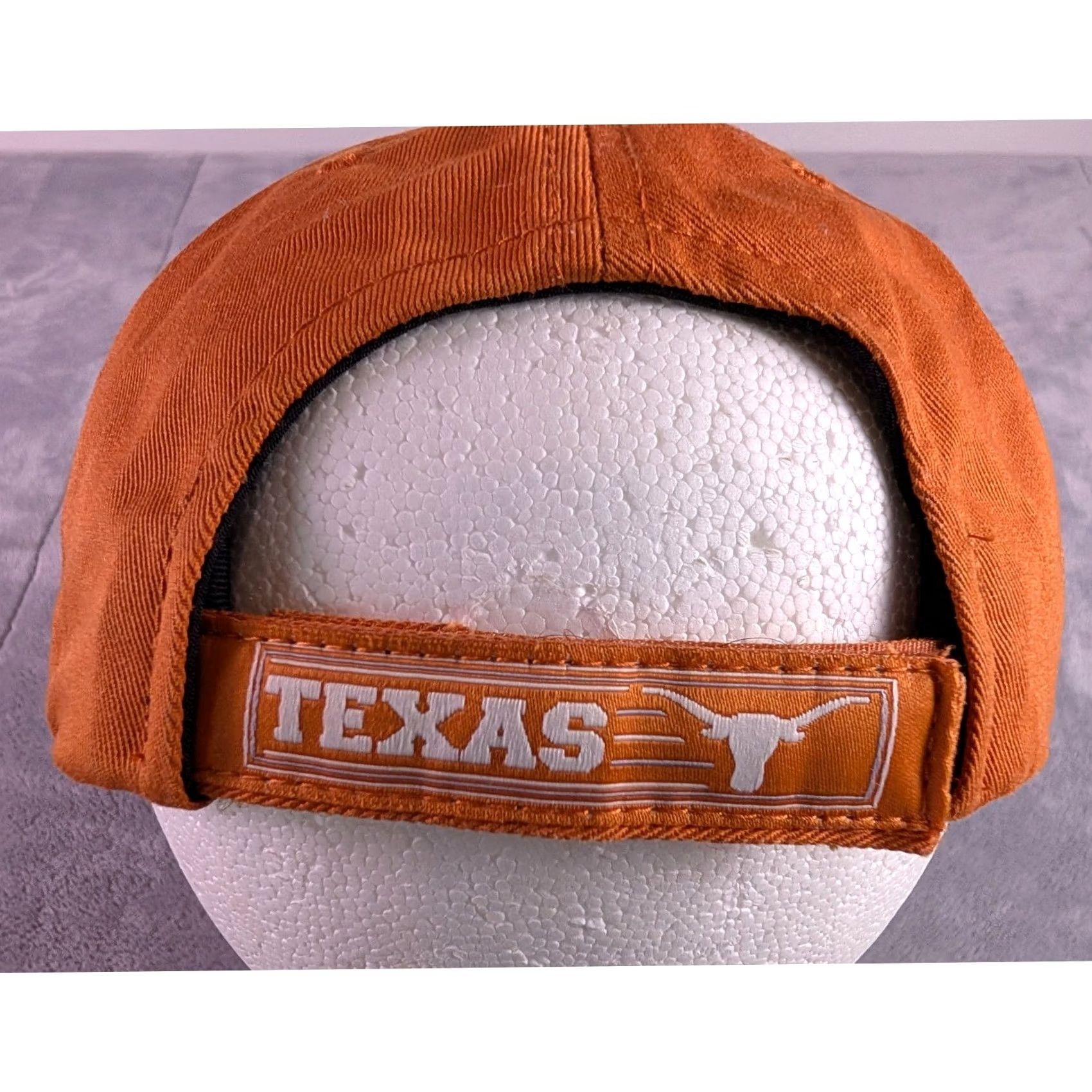NCAA VINTAGE Texas Longhorns Hat Burnt Orange Embroidered Logo Adjustable Cap OSFA NCAA Size ONE SIZE - 3 Thumbnail