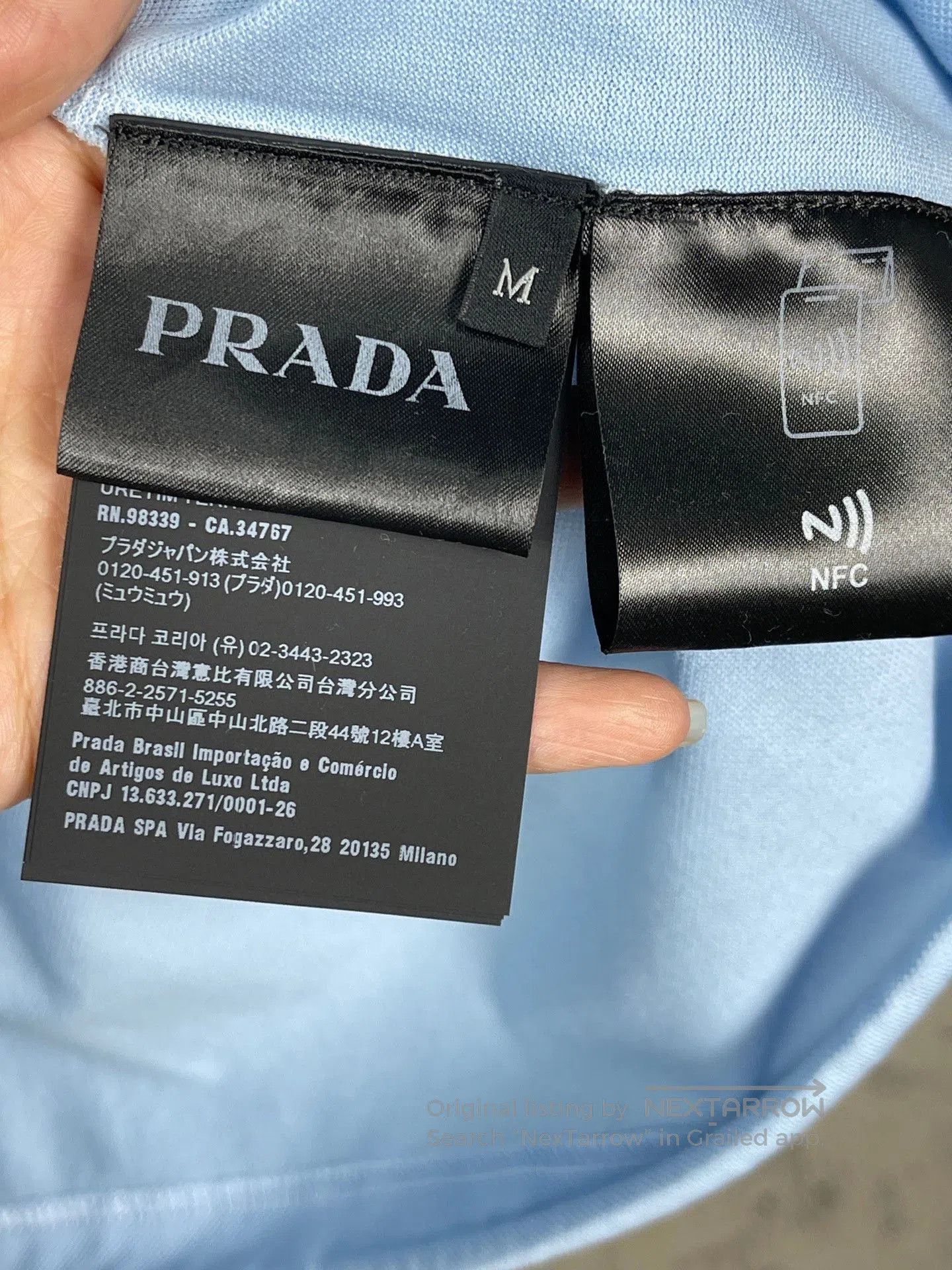 Prada Prada Polo Embroidered Logo Short Sleeve. Size US M / EU 48-50 / 2 - 8 Thumbnail