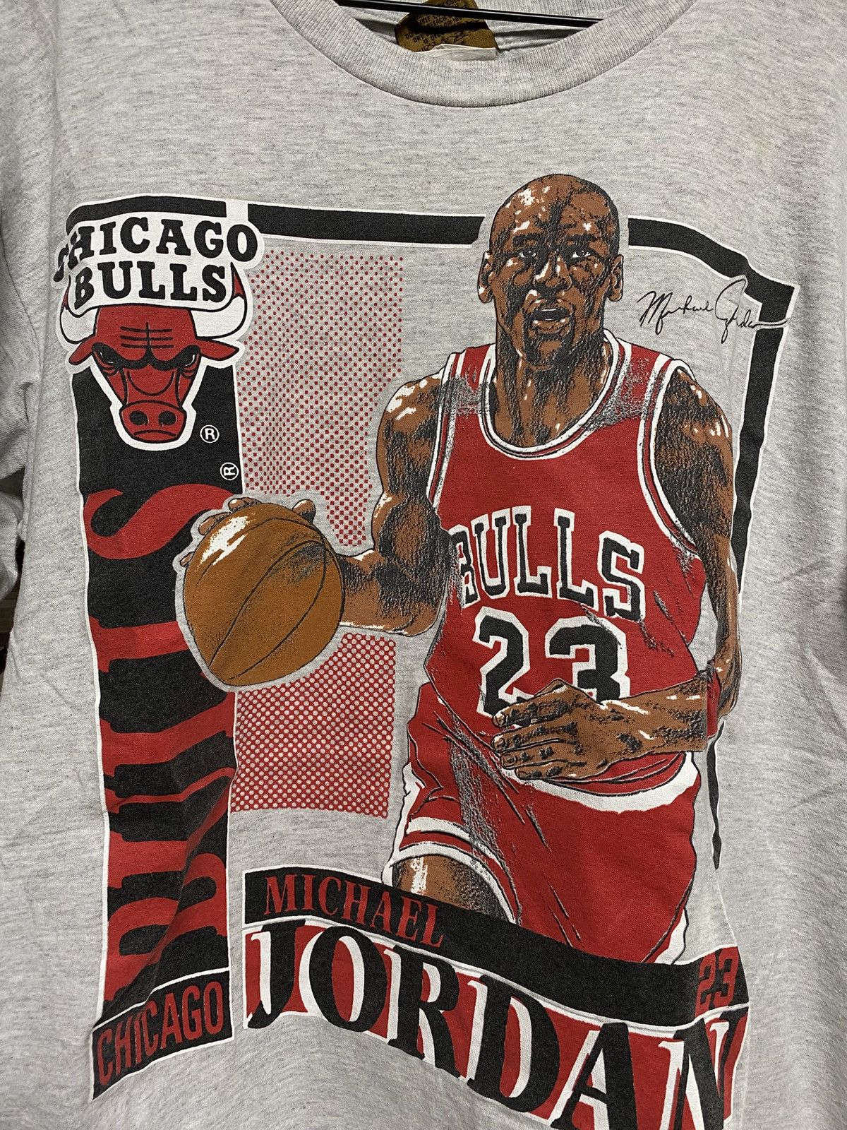 Jordan Brand 90’s Vintage Michael Jordan Bulls Tee Shirt Large Size US L / EU 52-54 / 3 - 3 Thumbnail