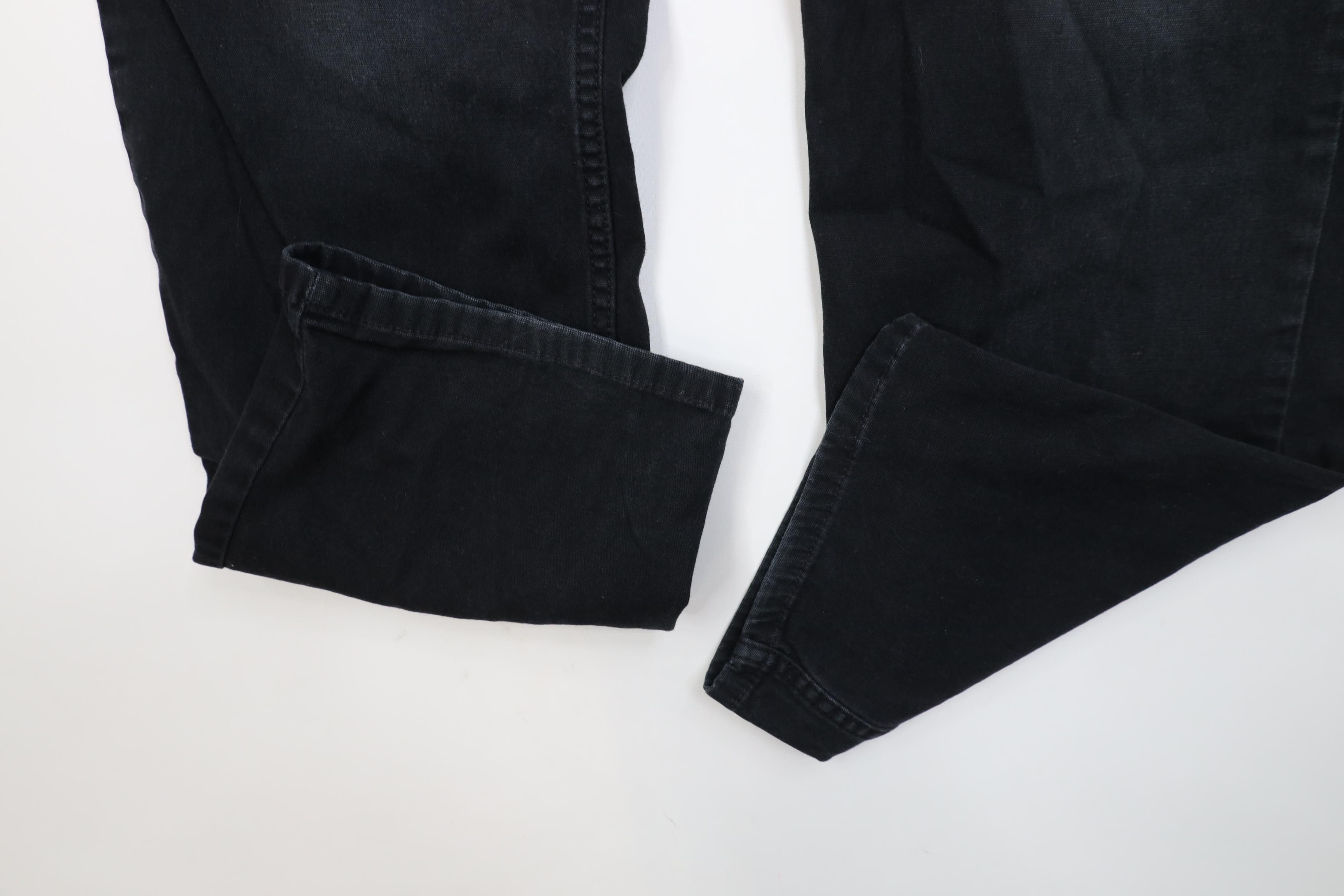 Carhartt Vintage Y2K Carhartt Relaxed Fit Stretch Canvas Pants Black Size US 33 - 6 Thumbnail