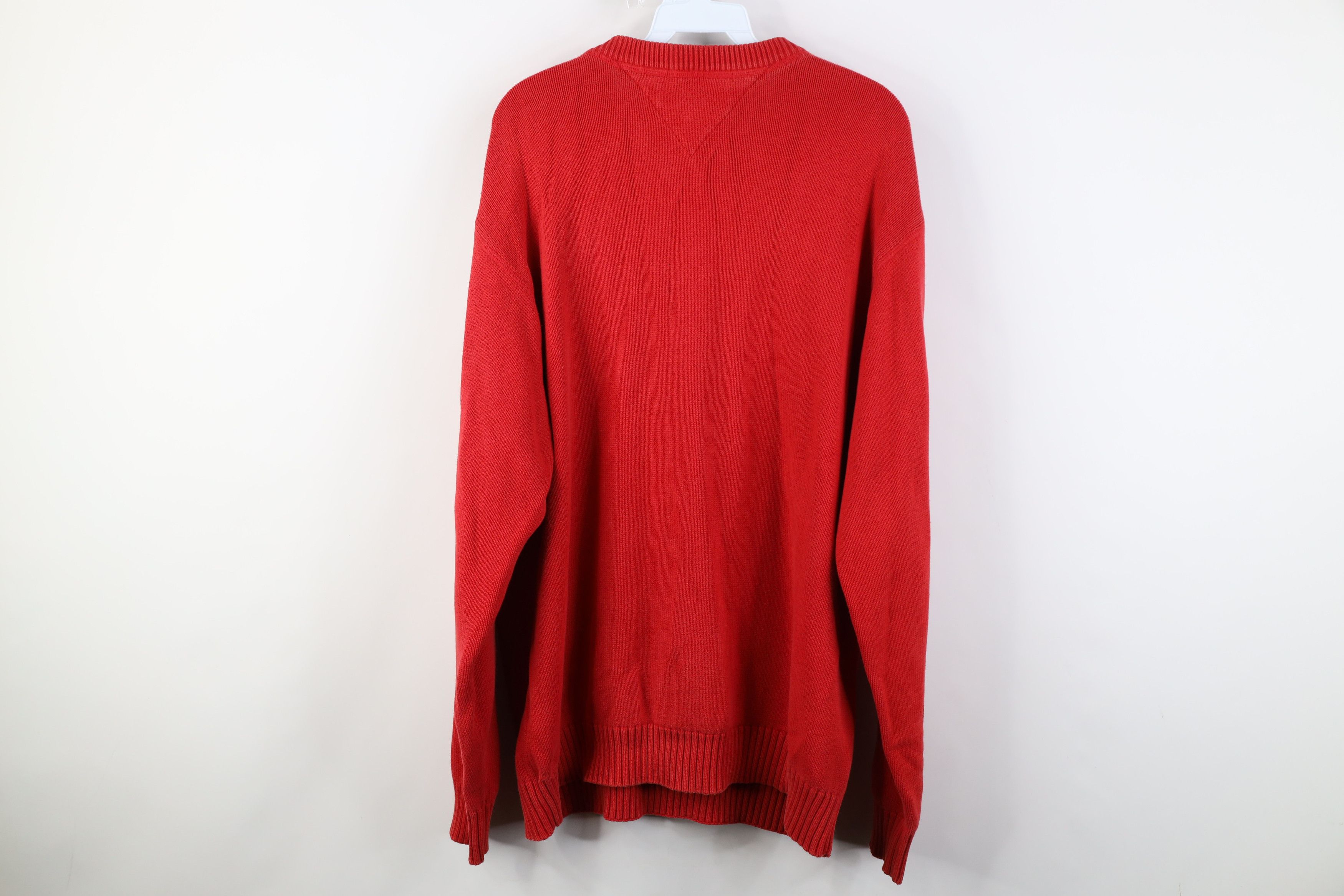 Tommy Hilfiger Vintage 90s Y2K Tommy Hilfiger Cotton Ribbed Knit Sweater Size US XL / EU 56 / 4 - 10 Thumbnail