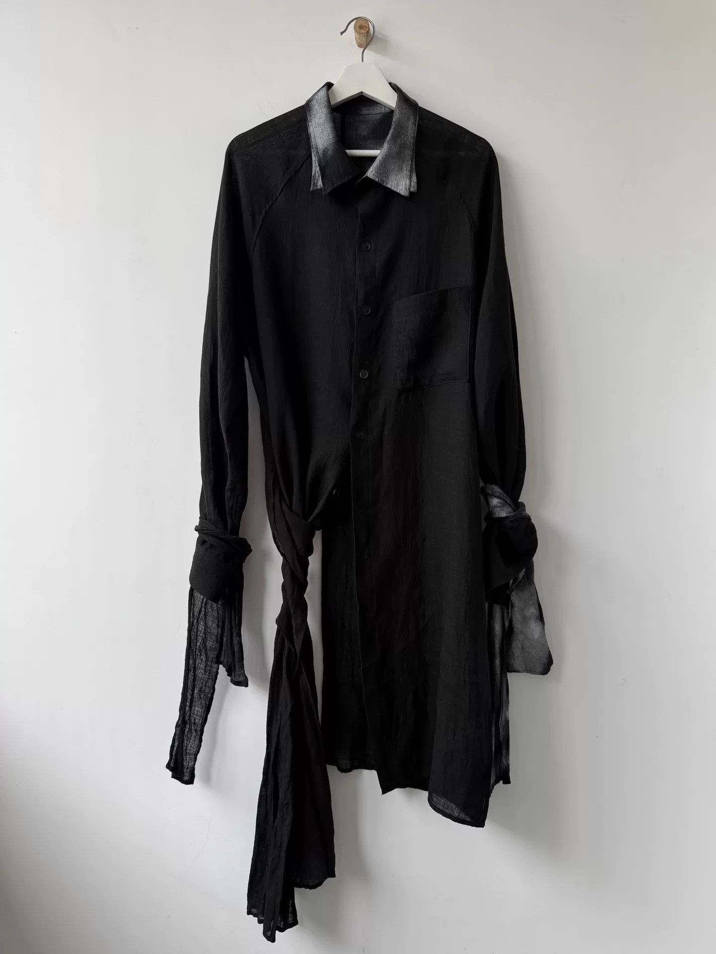 Yohji Yamamoto yohji yamamoto pour homme linen shirt. Size US M / EU 48-50 / 2 - 1 Thumbnail