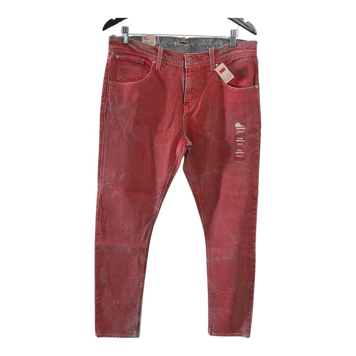 Levi's LEVI’S Black Tag Reconstructed Boyfriend Skinny Jean Size 31" - 2 Thumbnail