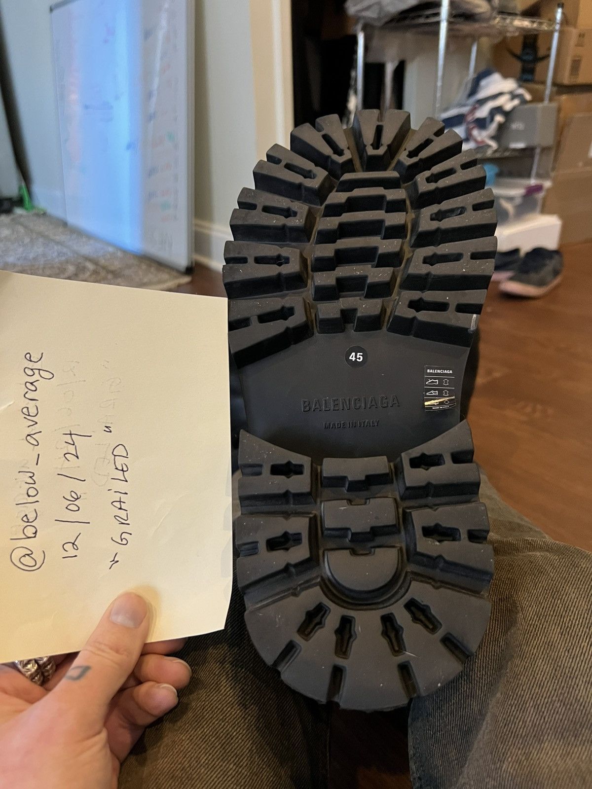 Balenciaga F/W24 Balenciaga Stomper Boots High | Grailed