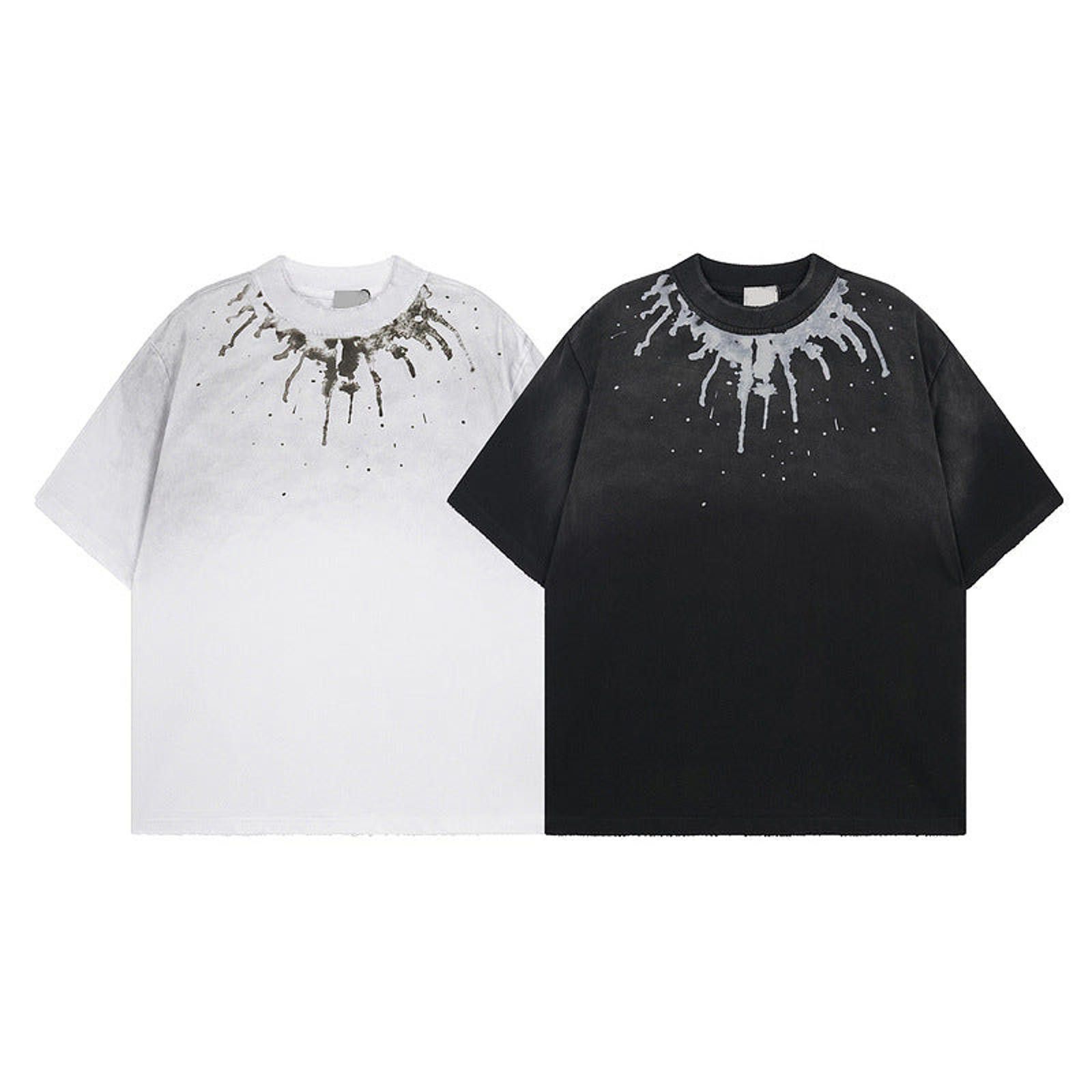 Japanese Brand Splashed Oversized Tie-Dye T-Shirt Size US M / EU 48-50 / 2 - 2 Thumbnail