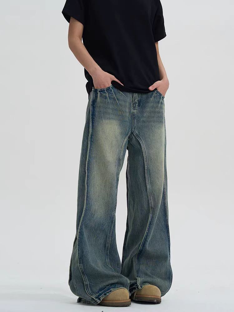 Japanese Brand × Jean High street deconstructed patchwork distressed jeans Size US 30 / EU 46 - 2 Thumbnail