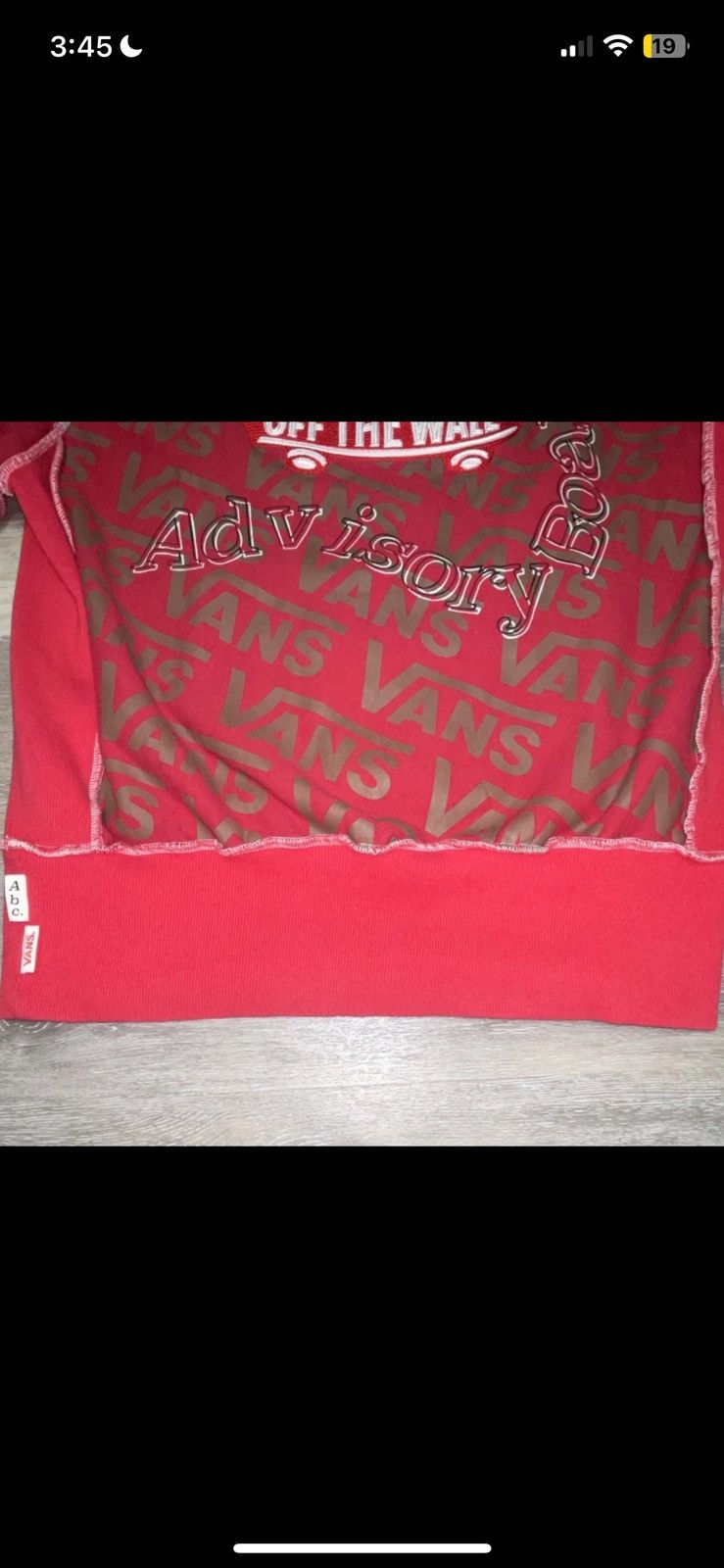 Advisory Board Crystals × Vans Vans Advisory Board Crystals Opal Shoebox Hoodie XL Red Size US XL / EU 56 / 4 - 14 Thumbnail