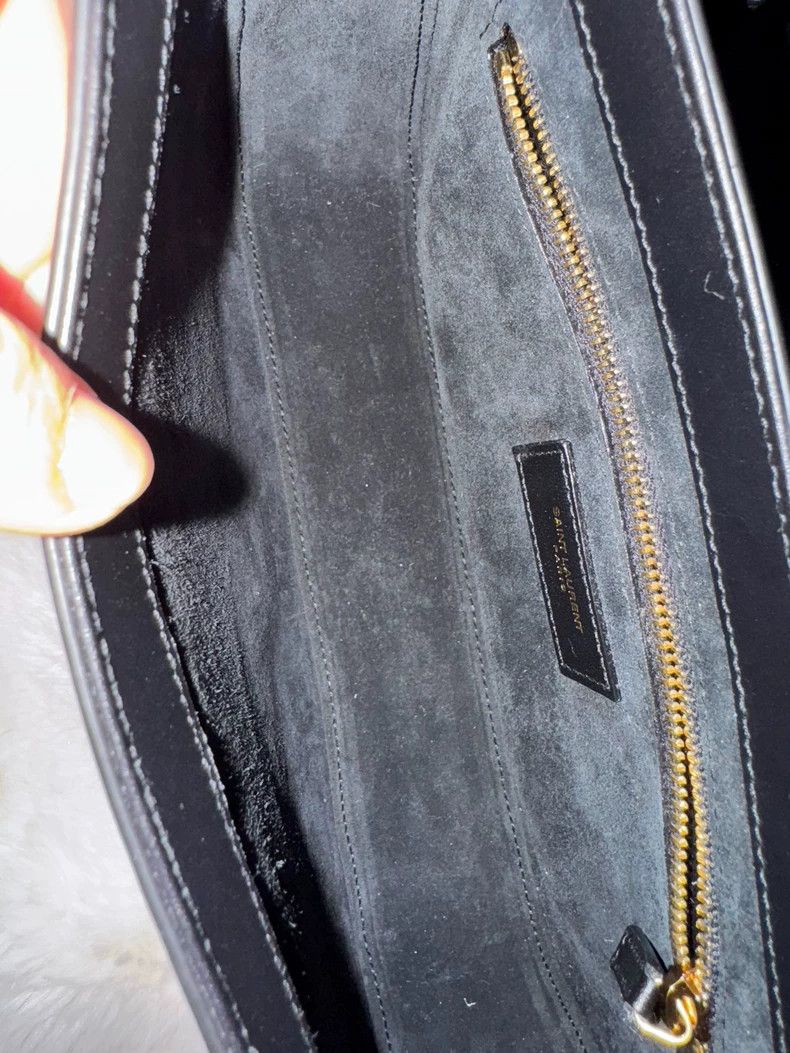 Saint Laurent Paris saint Laurent parisBlack gold hobo underarm bag 2503-Nexta Size ONE SIZE - 6 Thumbnail