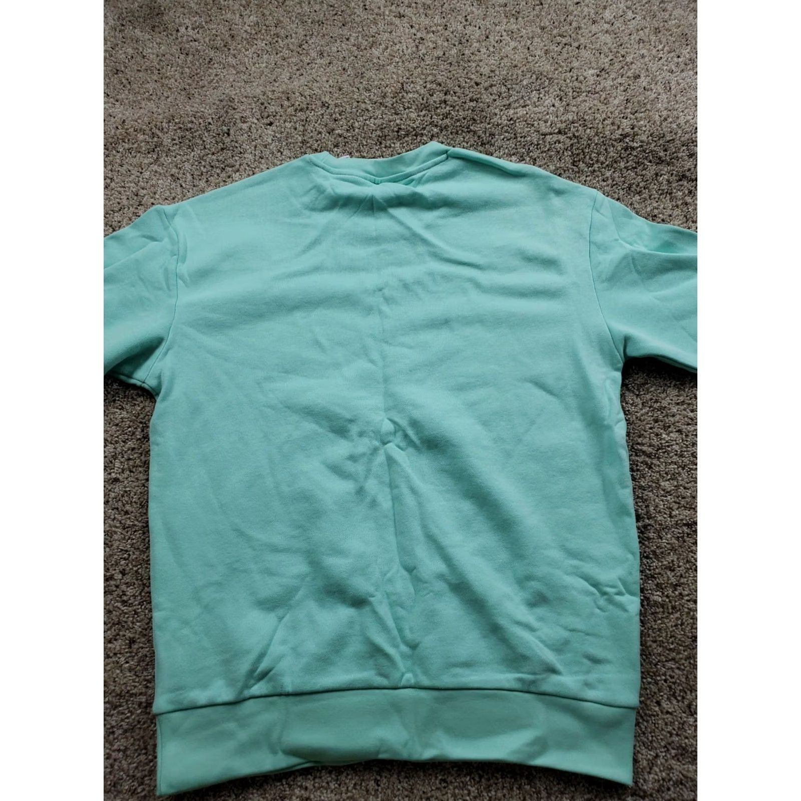 Adidas Adidas Sweatshirt Mens M Teal Blue Crew Neck Graphic Pullover Skateboarding Size US M / EU 48-50 / 2 - 7 Thumbnail