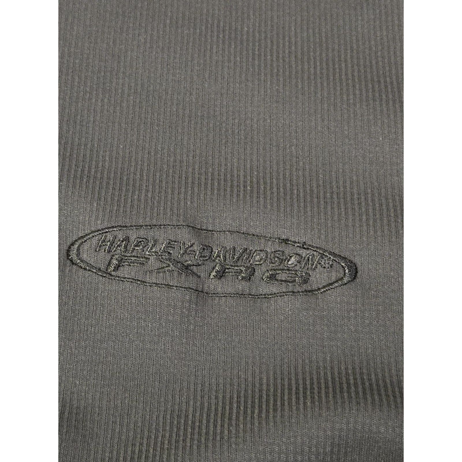 Harley Davidson Harley-Davidson FXRG Jacket Mens XL Black Softshell Full Zip Biker Motorcycle Windbreaker Zip Pockets Embroidered Logo 90s? Size US XL / EU 56 / 4 - 4 Thumbnail