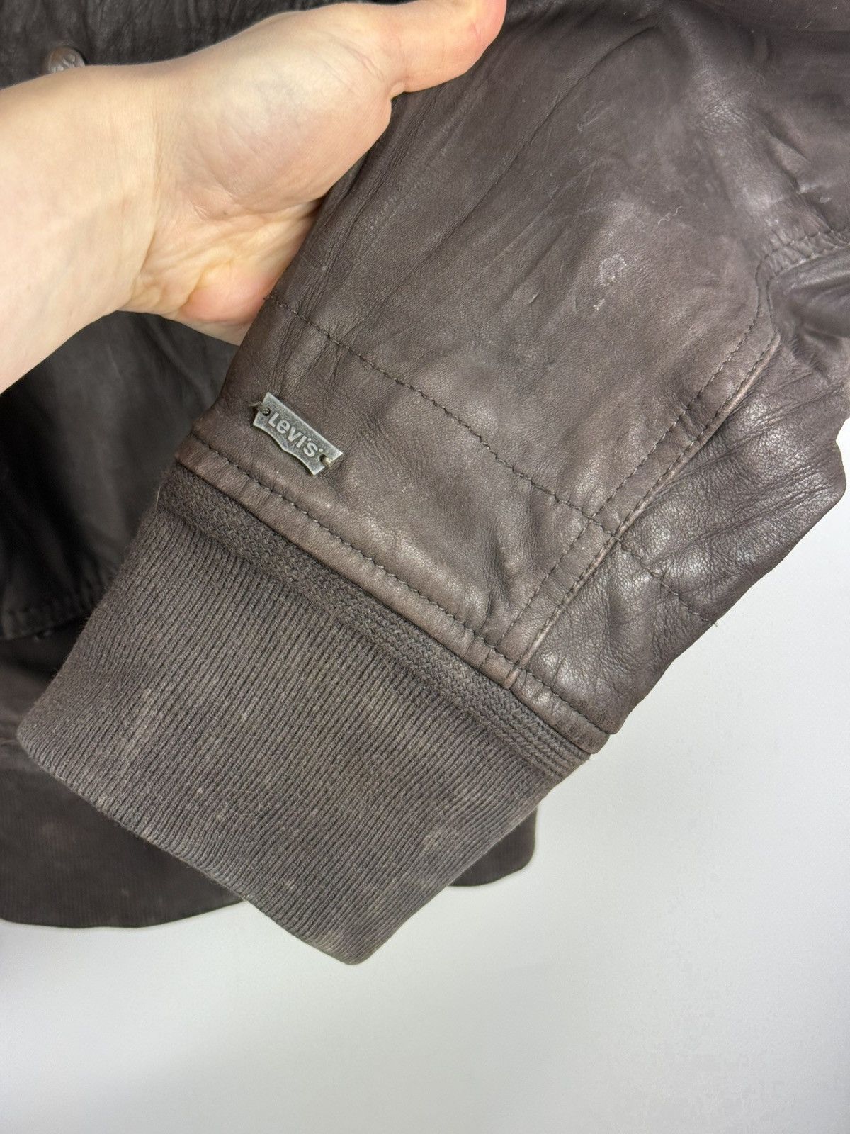 Levi's Levi’s Type A-2 Men’s Flight Leather Bomber Jacket Size XL Size US XL / EU 56 / 4 - 7 Thumbnail