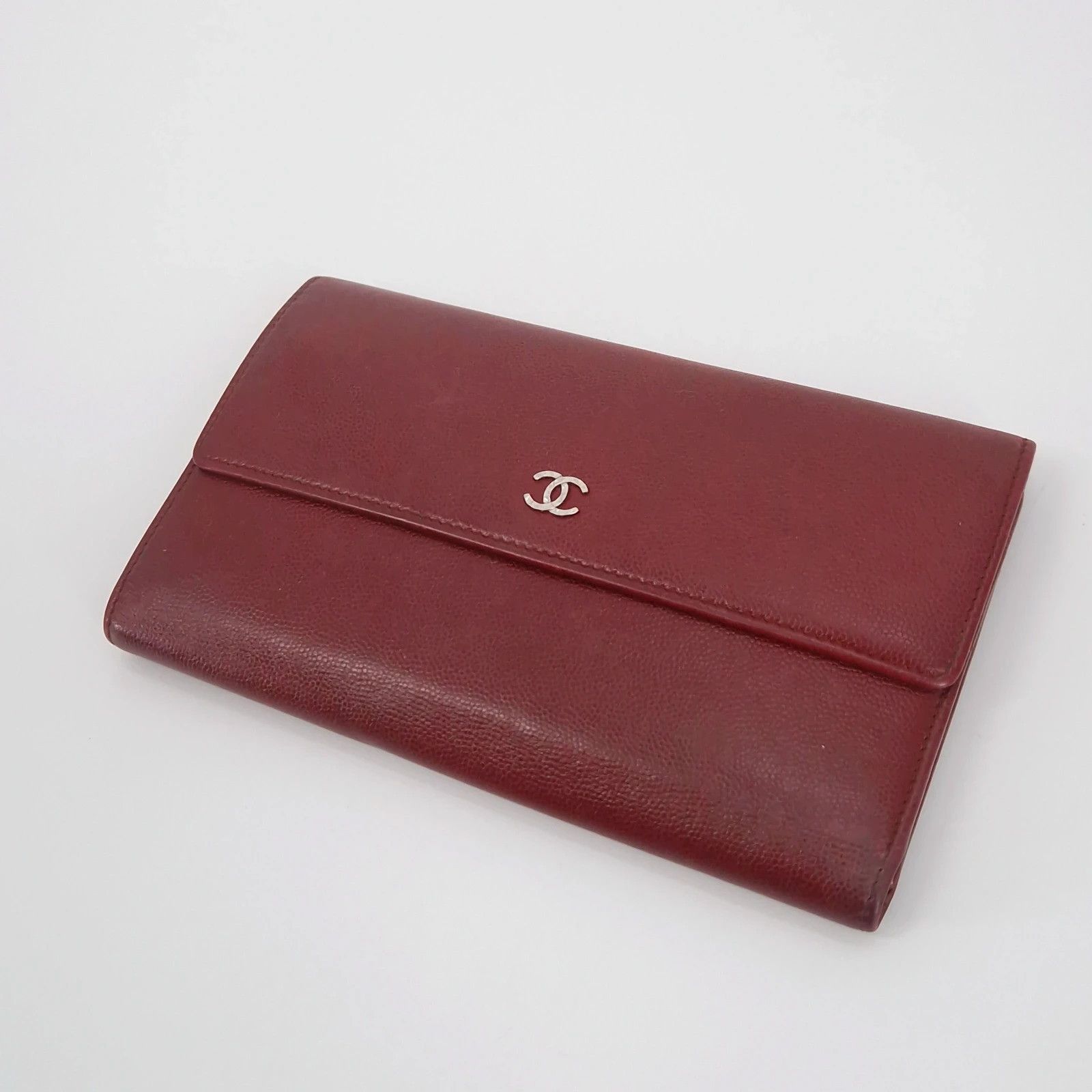 Chanel Chanel Textured Leather CC Logo Wallet Size ONE SIZE - 1 Thumbnail