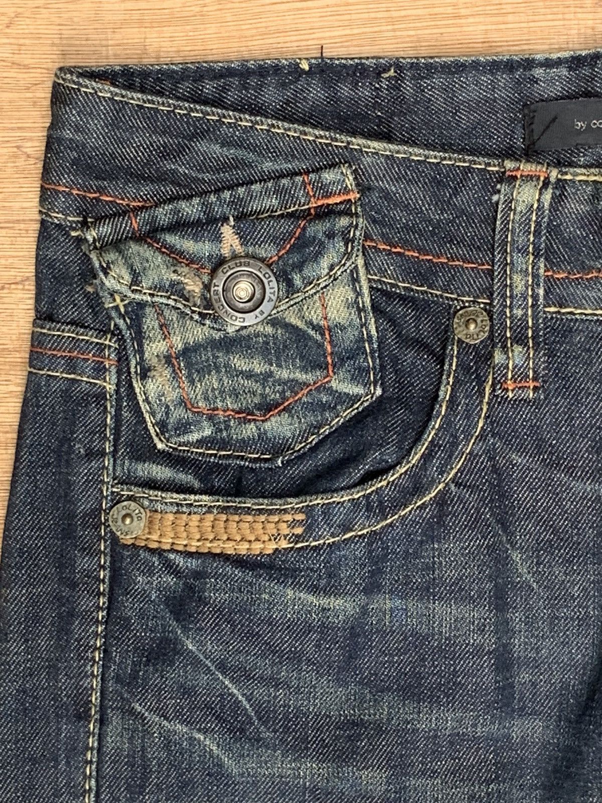 Lolita Jeans Rare.. by concert of the LOLITA’S Flare Denim Jeans Pants Size US 28 / EU 44 - 12 Thumbnail