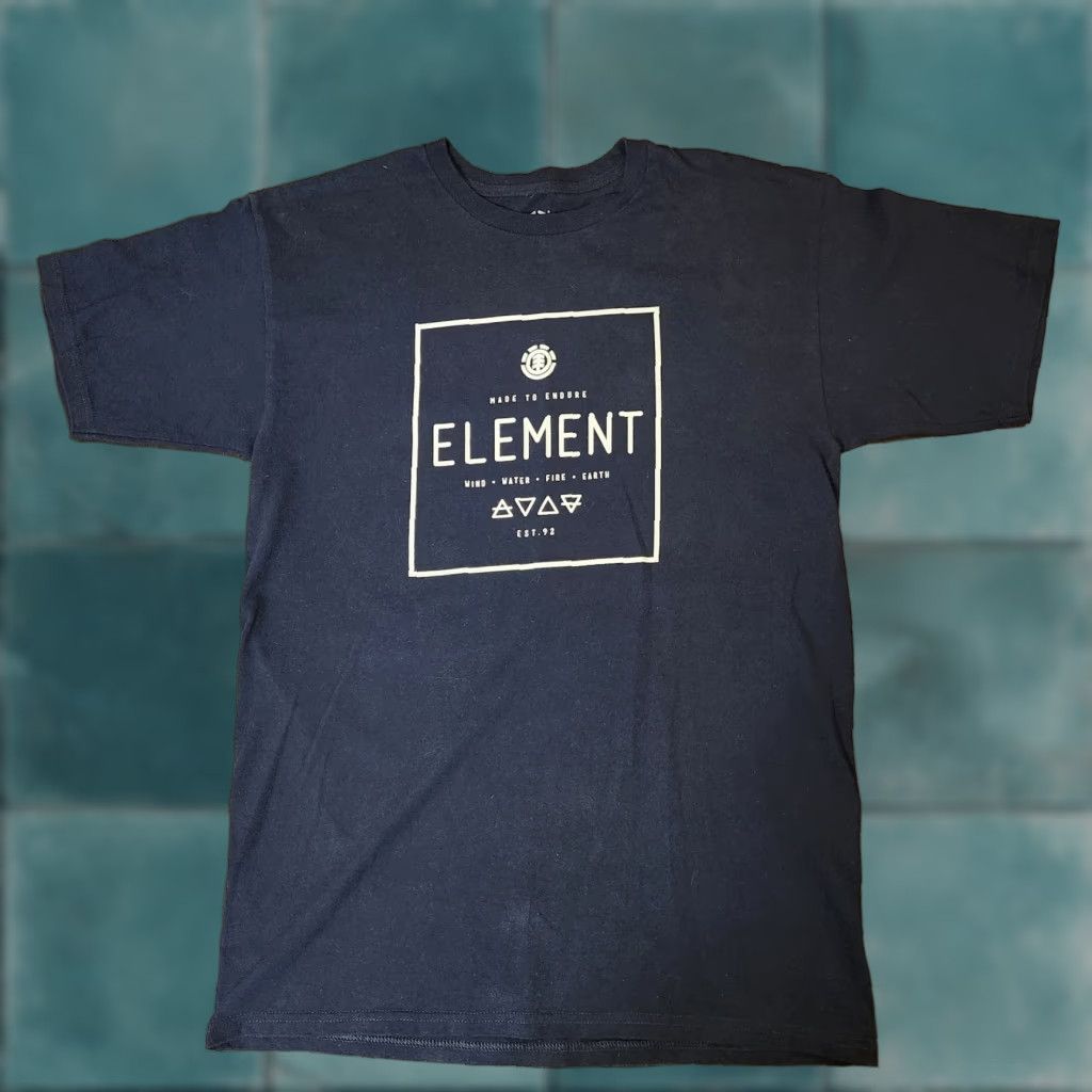 Element Element Shirt Mens Navy Blue Alchemist Box Tee M Skateboard Graphic Print Casual Size US M / EU 48-50 / 2 - 1 Thumbnail