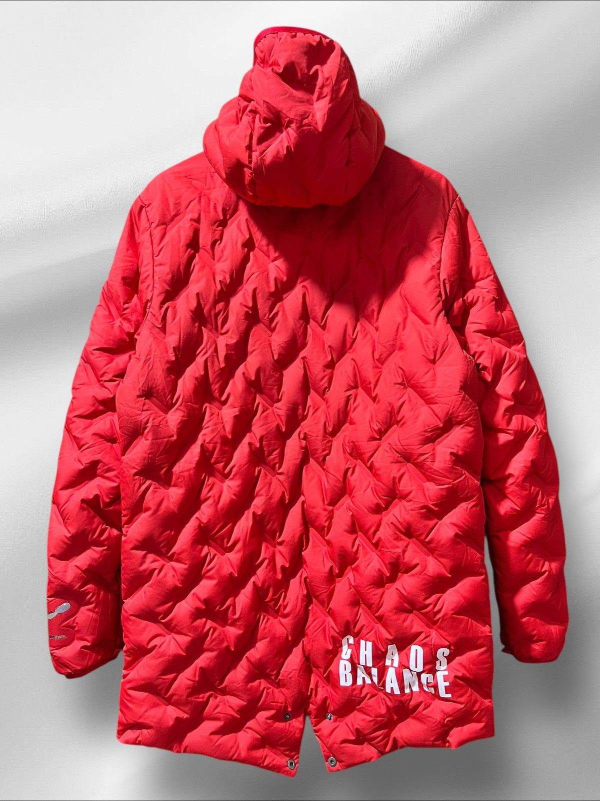 Nike × Undercover Nike x Undercover Layered Fishtail Parka Puffer Jacket Red Size US M / EU 48-50 / 2 - 2 Thumbnail