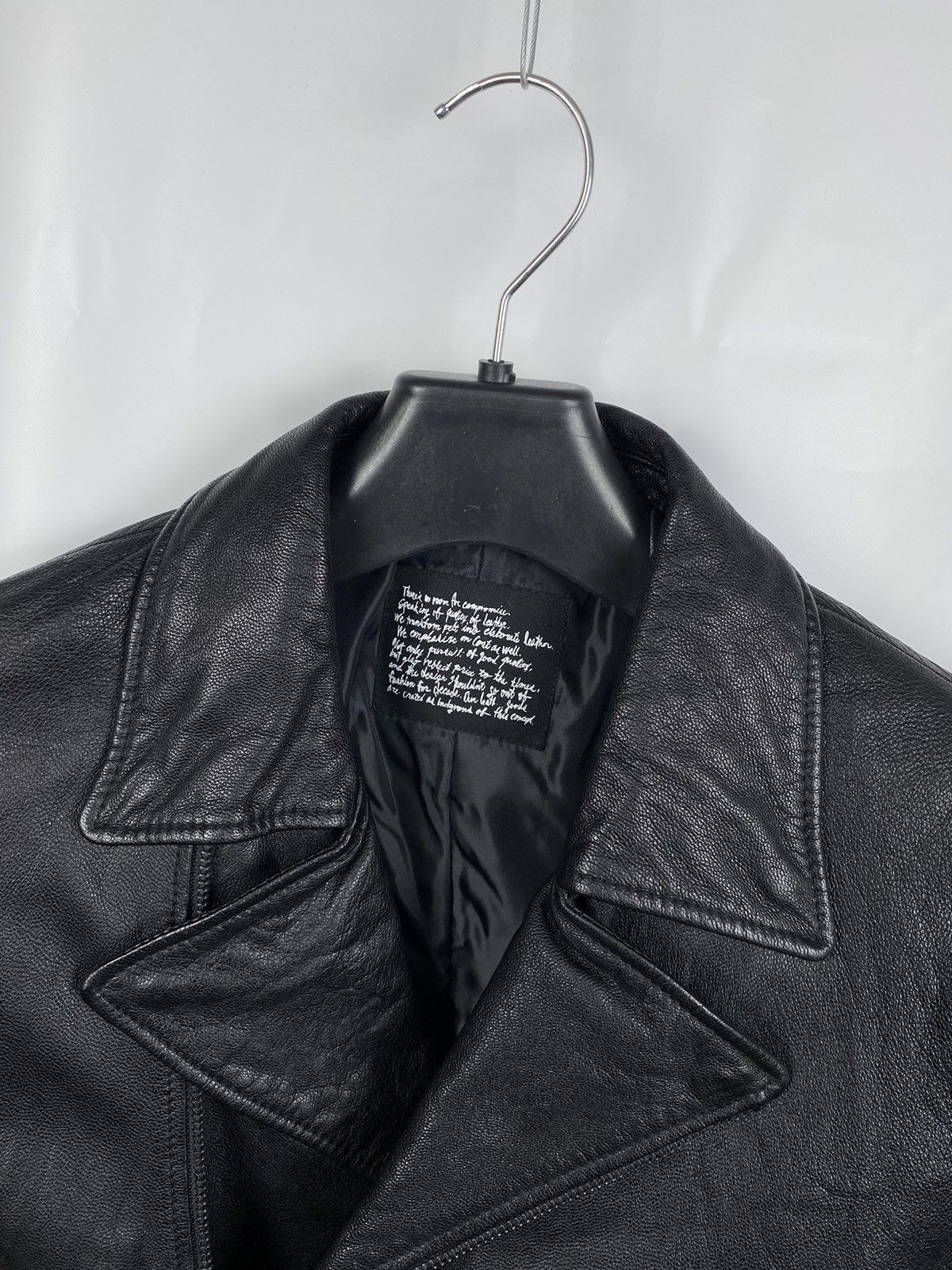 Japanese Brand × NANO universe Nano Universe Japan Goat Skin Biker Jacket Genuine Leather Size US M / EU 48-50 / 2 - 3 Thumbnail