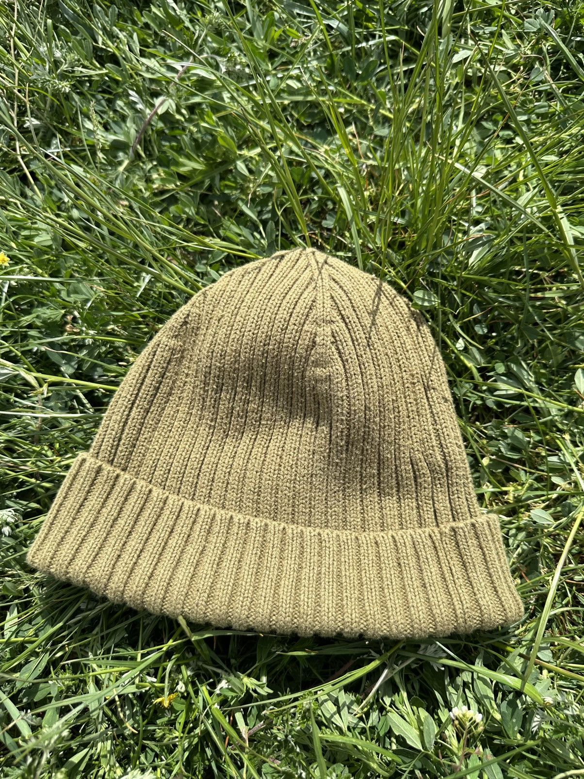 Arket Khaki beanie hat ARKET Size ONE SIZE - 2 Thumbnail