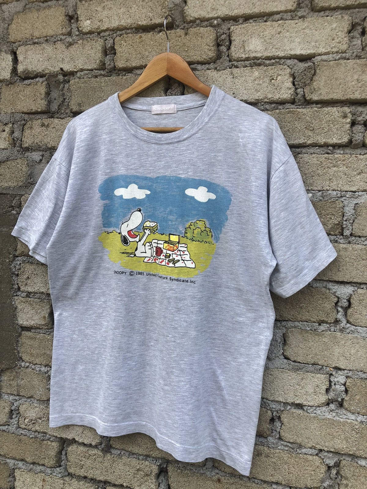 Cartoon Network × Nickelodeon × Vintage Vintage Snoopy 1985 Tshirts Size US L / EU 52-54 / 3 - 4 Thumbnail