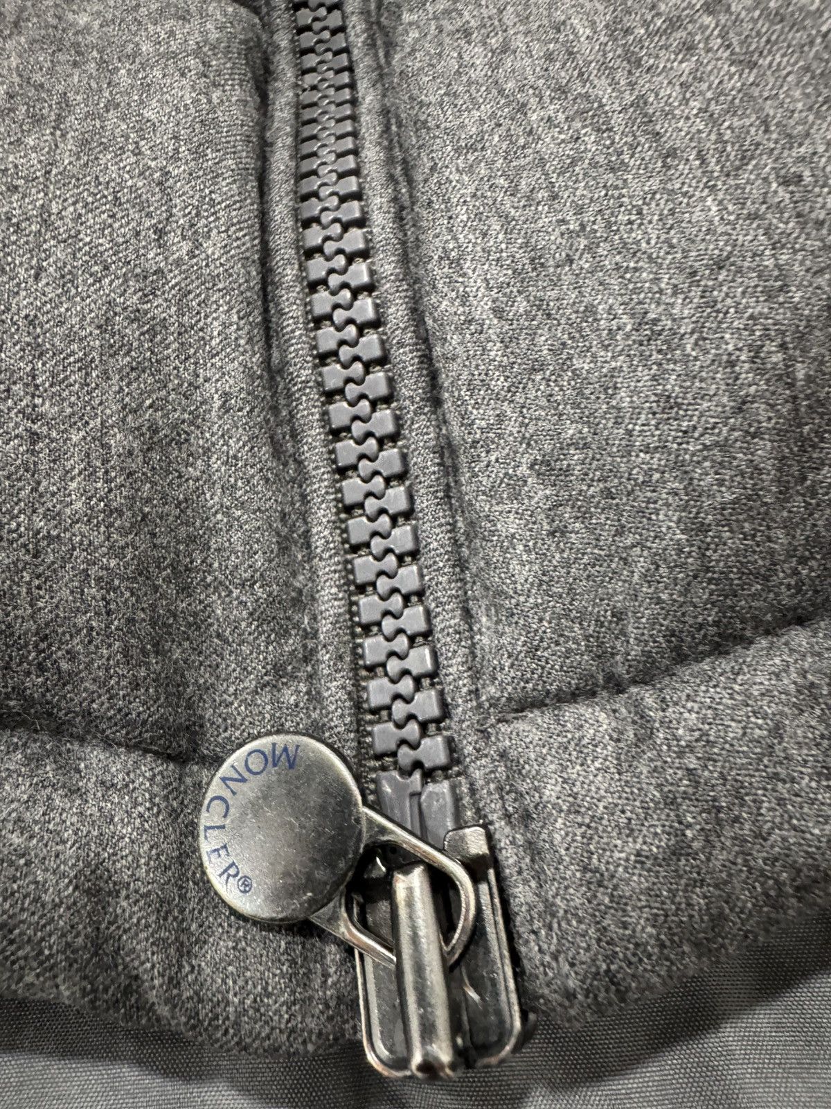 Moncler Moncler Hooded Puffer Jacket – Grey Wool Blend Size US L / EU 52-54 / 3 - 5 Thumbnail