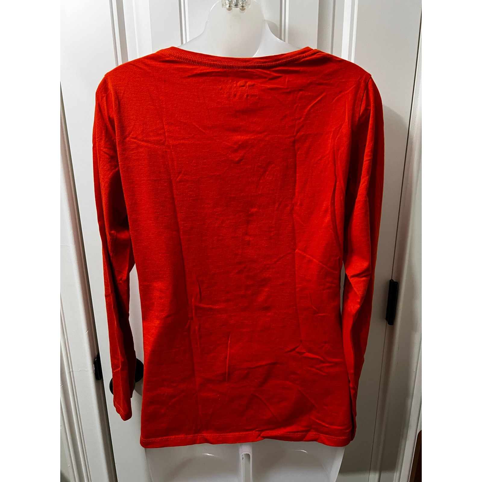 Russell Athletic Clemson Tigers 1889 Paw Logo Long Sleeve T-Shirt V-neck L Size L / US 10 / IT 46 - 11 Thumbnail