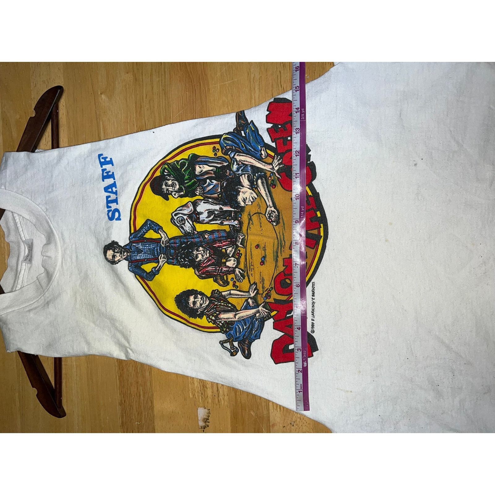 Vintage Vintage Rolling Stones Tank Shirt Living Colour Chopped XL Size US XL / EU 56 / 4 - 14 Thumbnail