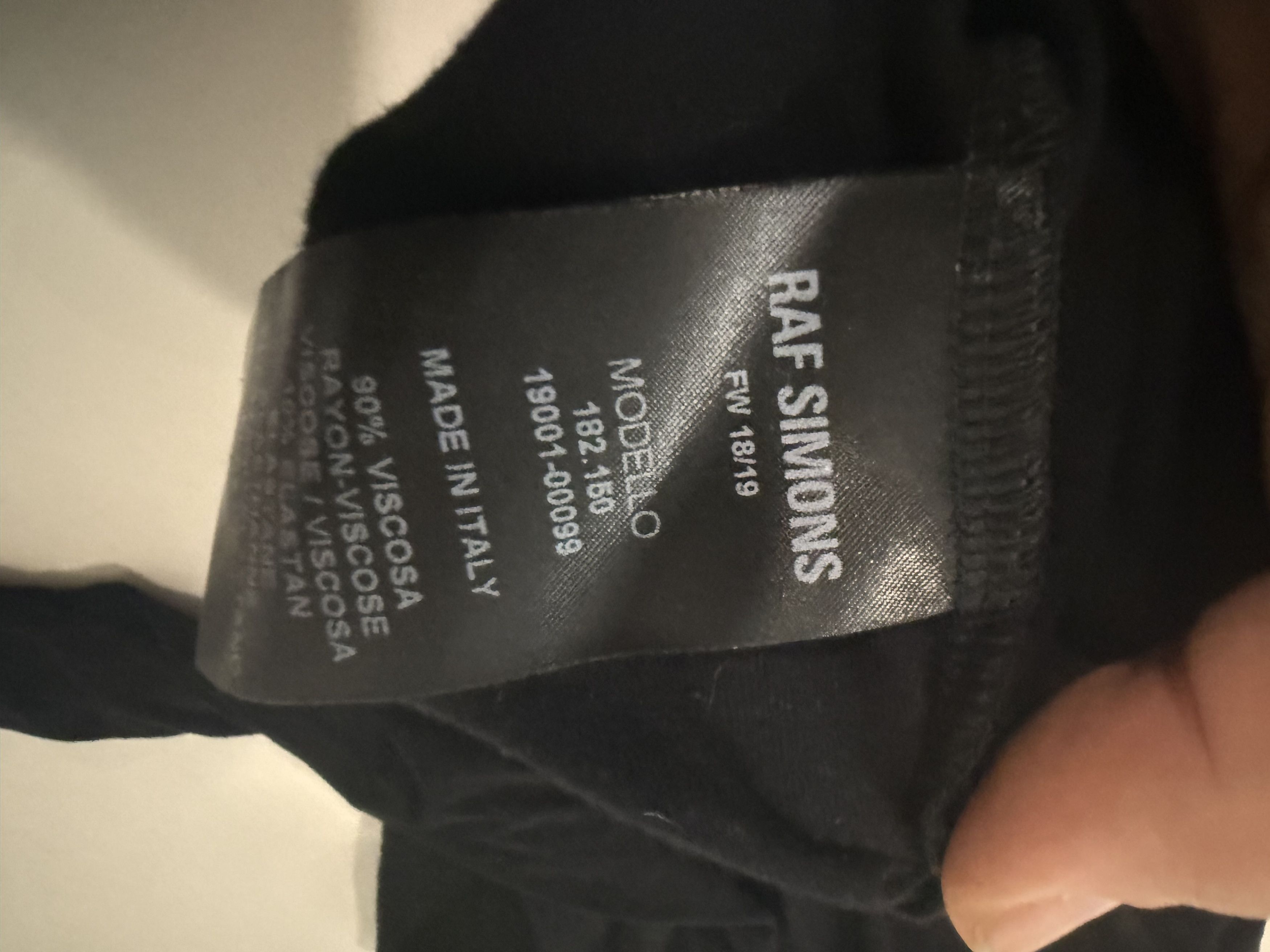 Raf Simons Black R turtle neck Size US M / EU 48-50 / 2 - 2 Thumbnail