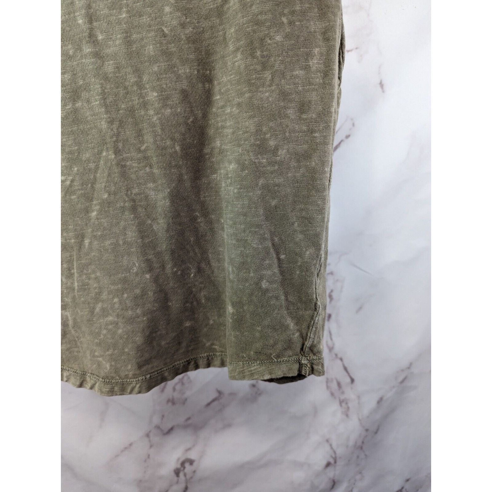 Free People Free People Tank Top Womens XS Green Muscle Cowl Neck Size XS / US 0-2 / IT 36-38 - 4 Thumbnail