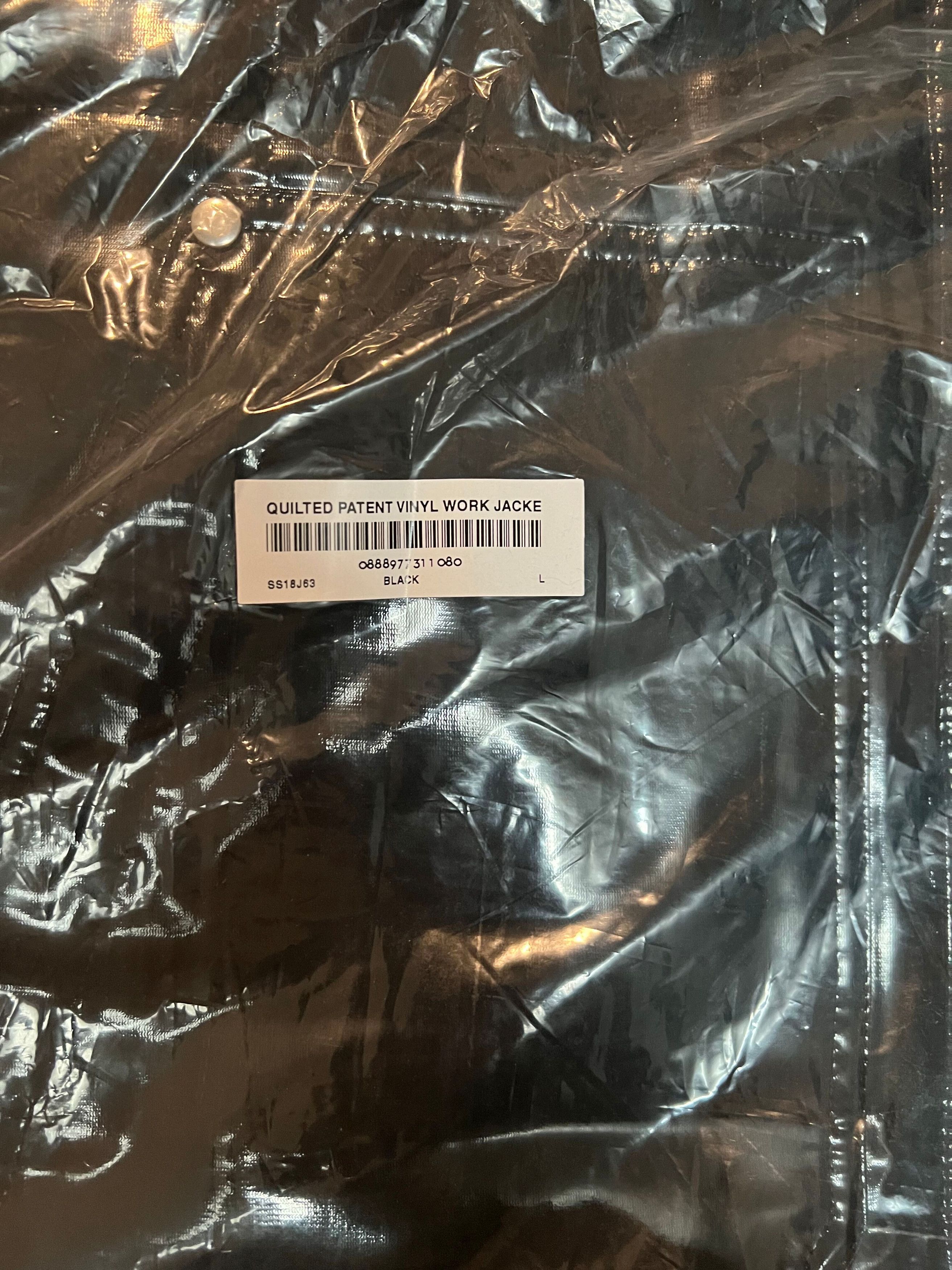 Supreme Supreme Quilted Patent Vinyl Work Jacket Size US L / EU 52-54 / 3 - 4 Thumbnail