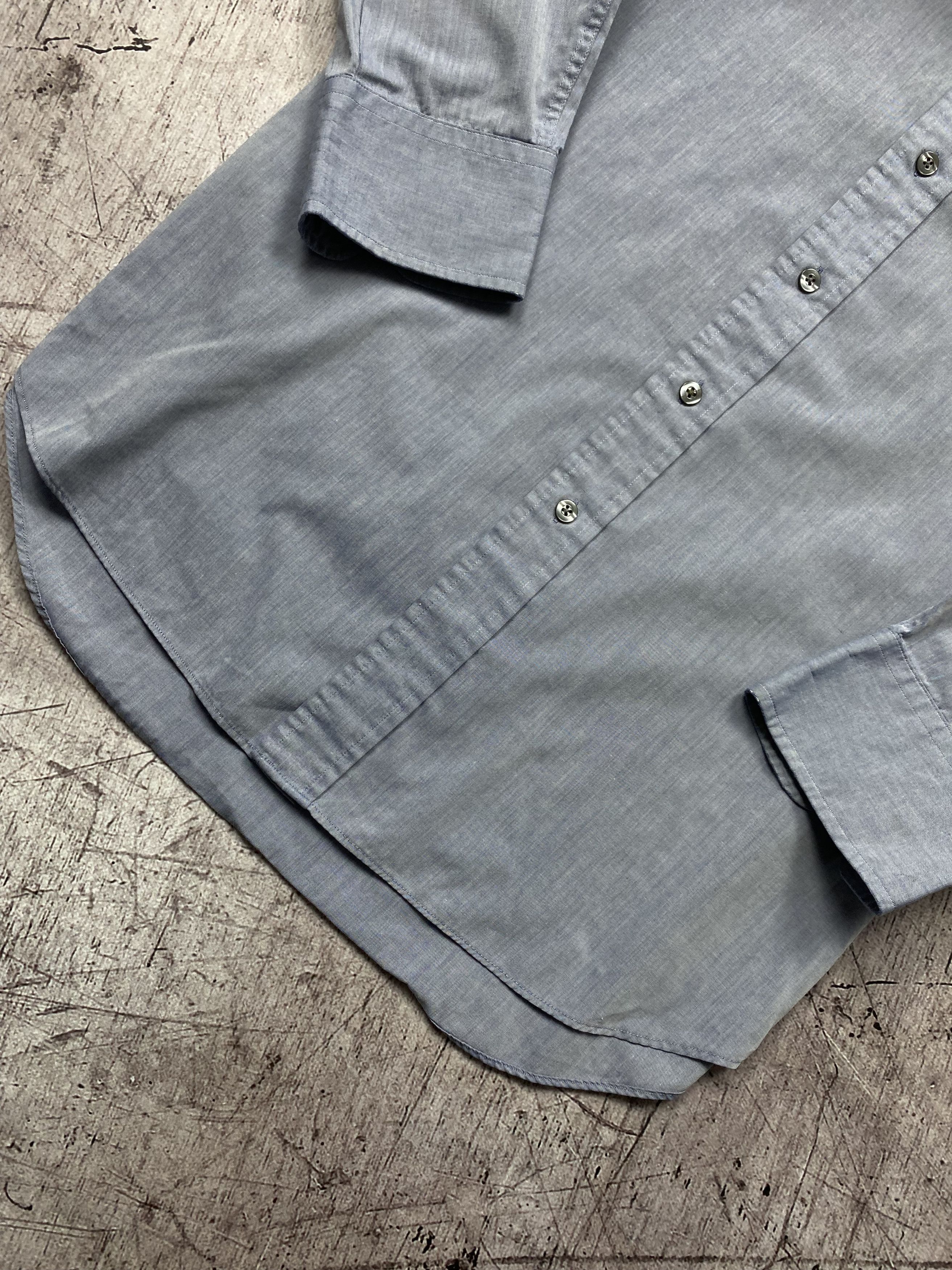 Yves Saint Laurent Ysl Pour Homme vintage long sleeve shirt YSL Size US XL / EU 56 / 4 - 3 Thumbnail