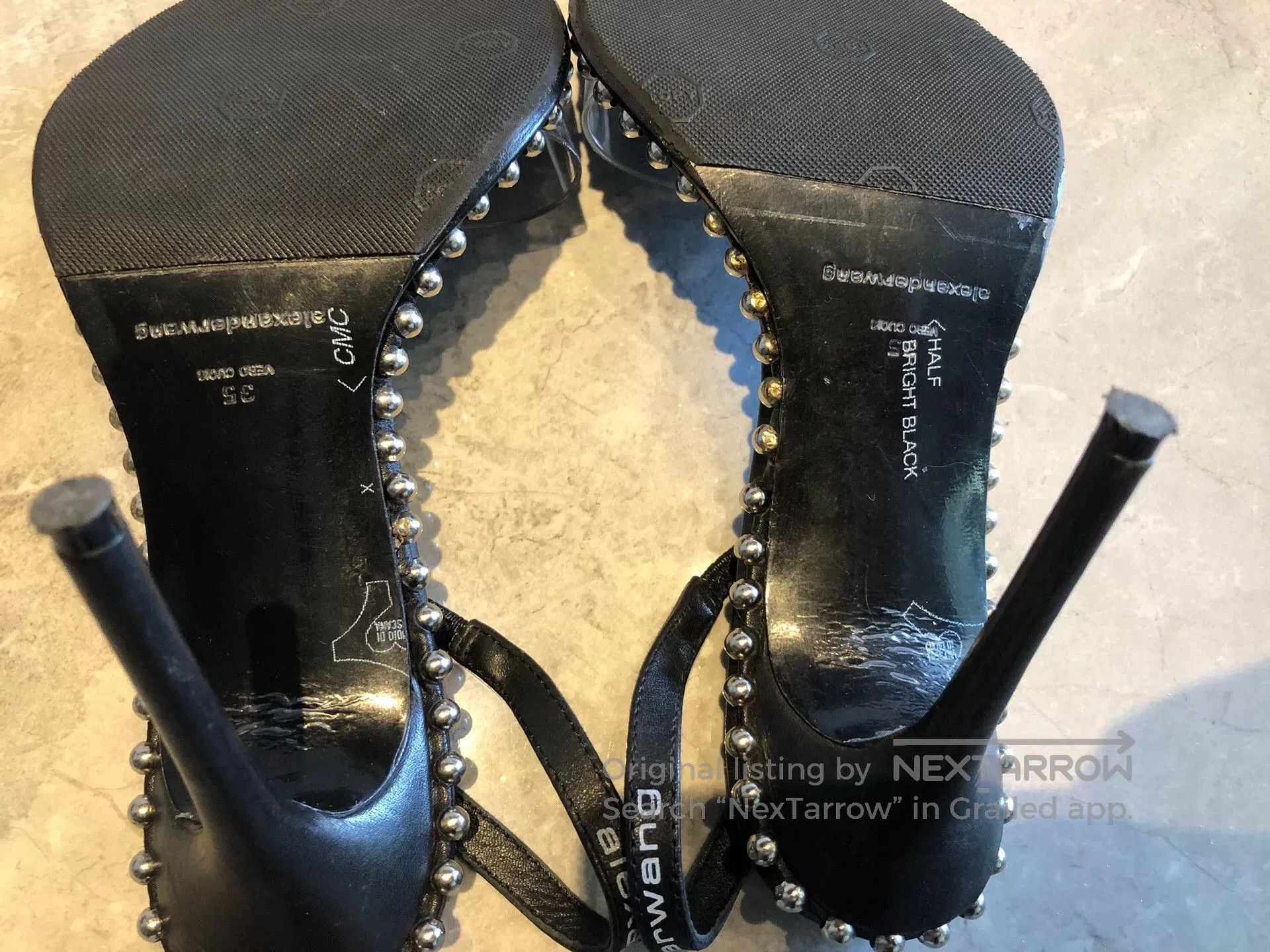 Alexander Wang Alexander Wang PVC Stud Strappy Sandal Heels. Size US 4 / IT 34 - 5 Thumbnail