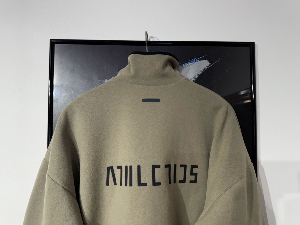 Adidas × Fear of God Fear of God Suede Fleece Half-Zip Sweatshirt Clay Size US S / EU 44-46 / 1 - 4 Thumbnail