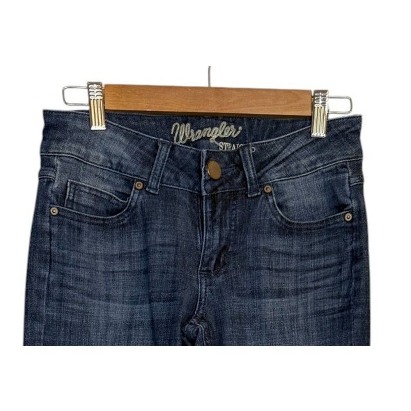 Wrangler Wrangler Jeans Women 3 Blue Western Rodeo Cowgirl Straight Size 28" / US 6 / IT 42 - 2 Thumbnail
