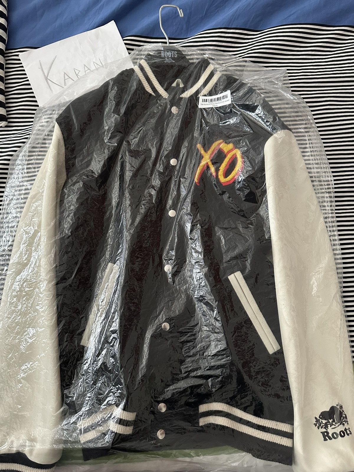 Roots × The Weeknd × XO The Weeknd x Roots - Kissland Varsity Jacket ...