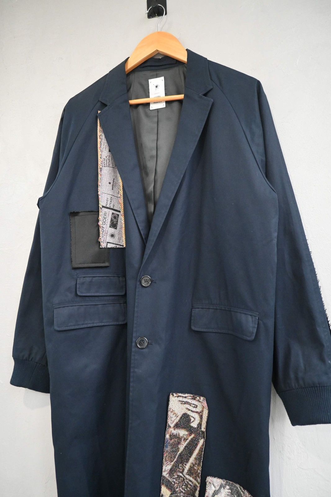 Maison MIHARA YASUHIRO MIHARA YASUHIRO Jacquard Chester Coat Size US M / EU 48-50 / 2 - 7 Thumbnail