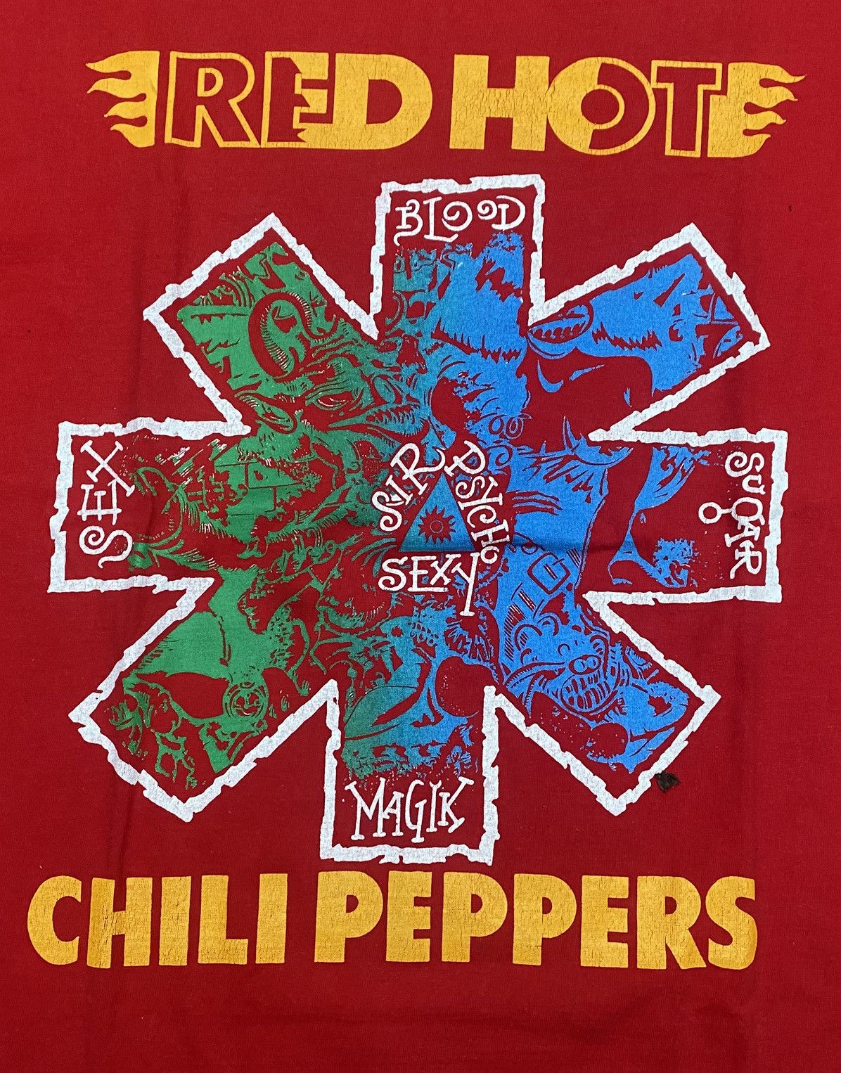 Band Tees Vintage Rare Red Hot Chili Peppers Shirt RHCP NIrvana NIN Size US L / EU 52-54 / 3 - 5 Thumbnail