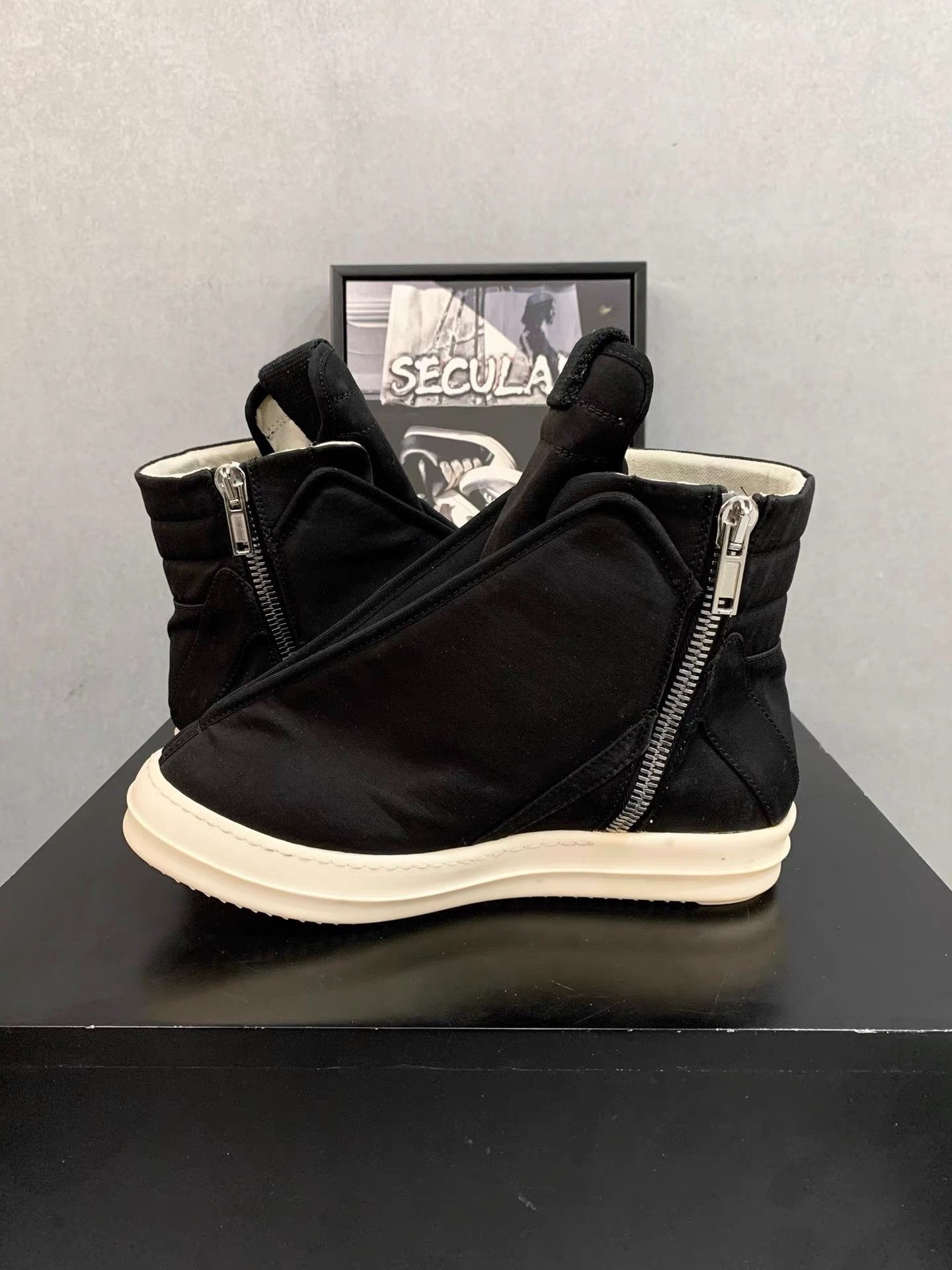 Rick Owens Rick Owens Hoofdunk Zip Boots K34 Size US 7 / EU 40 - 6 Thumbnail