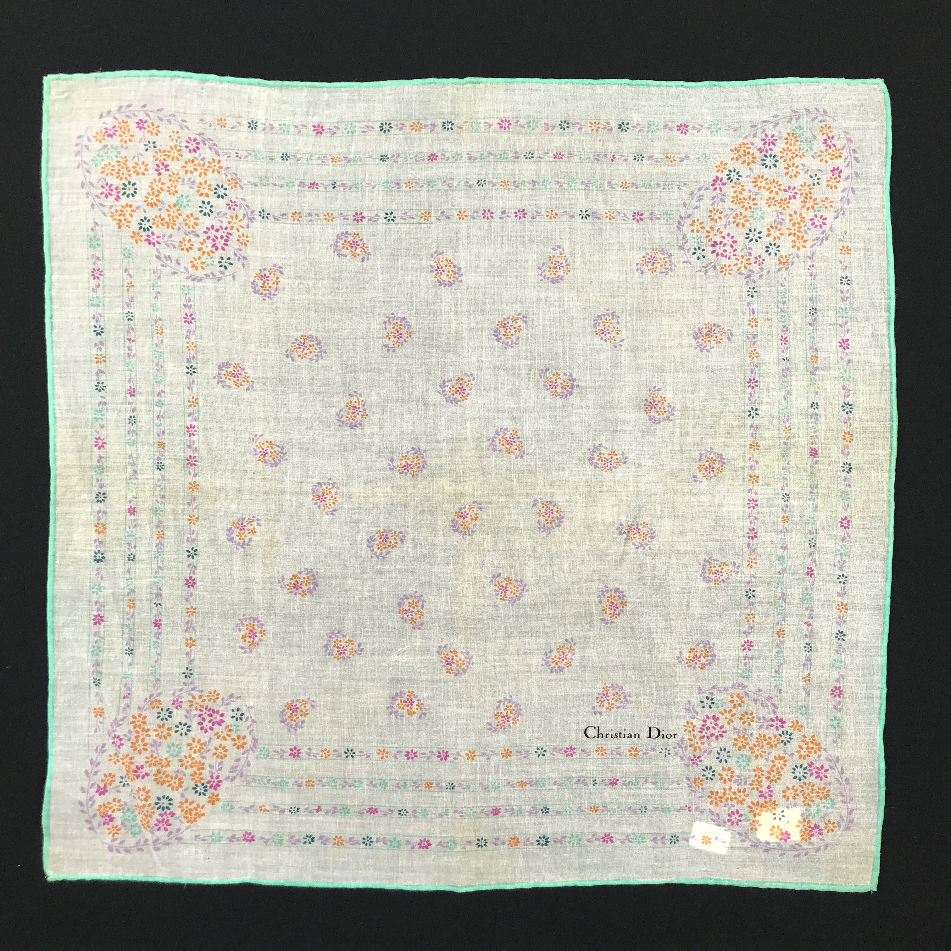 Christian Dior Monsieur × Vintage Vintage Christian Dior Bandana Neckerchief Handkerchief Size ONE SIZE - 1 Thumbnail