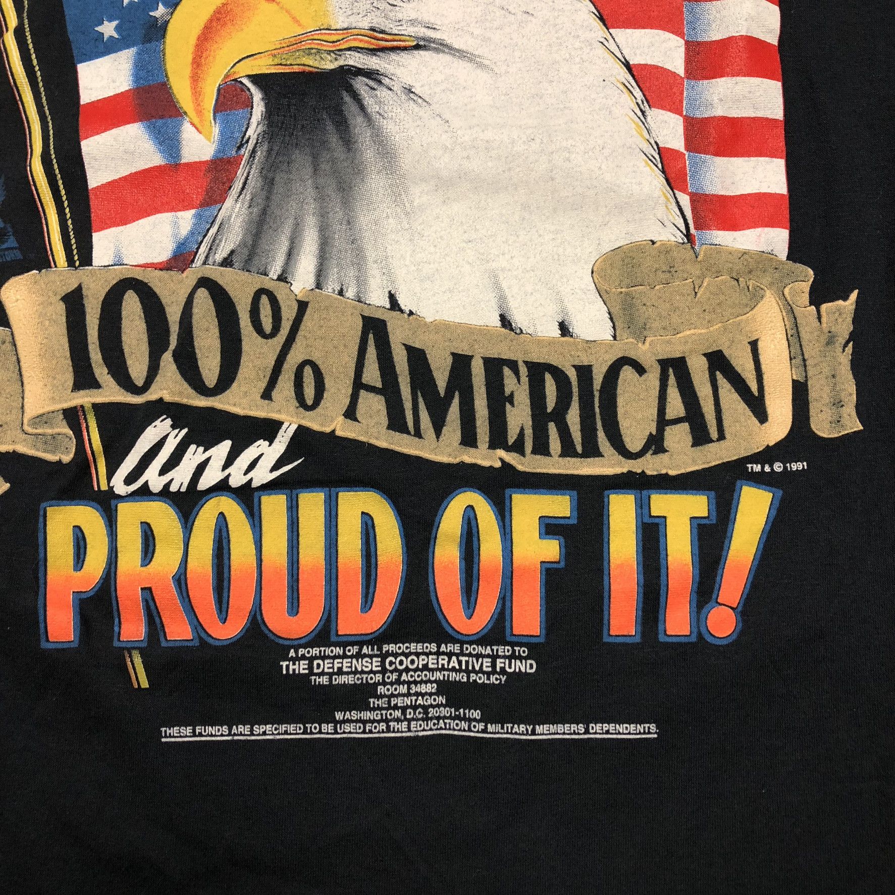 Vintage Vintage 1991 Operation Desert Storm US Military T-Shirt Size US L / EU 52-54 / 3 - 8 Thumbnail