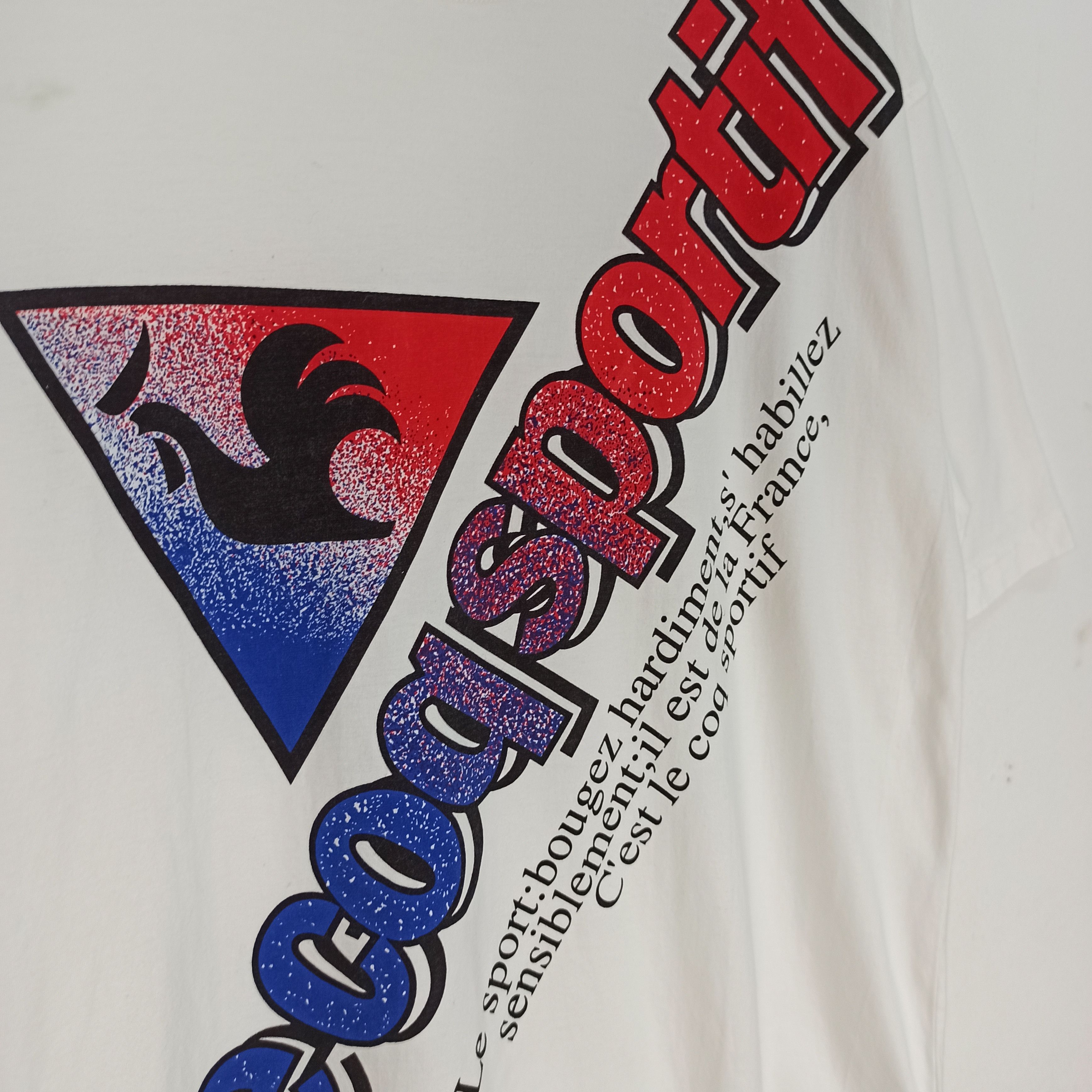 Le Coq Sportif 🔥STEALS🔥 Vintage Le Coq Sportif Tshirt Size US M / EU 48-50 / 2 - 2 Thumbnail