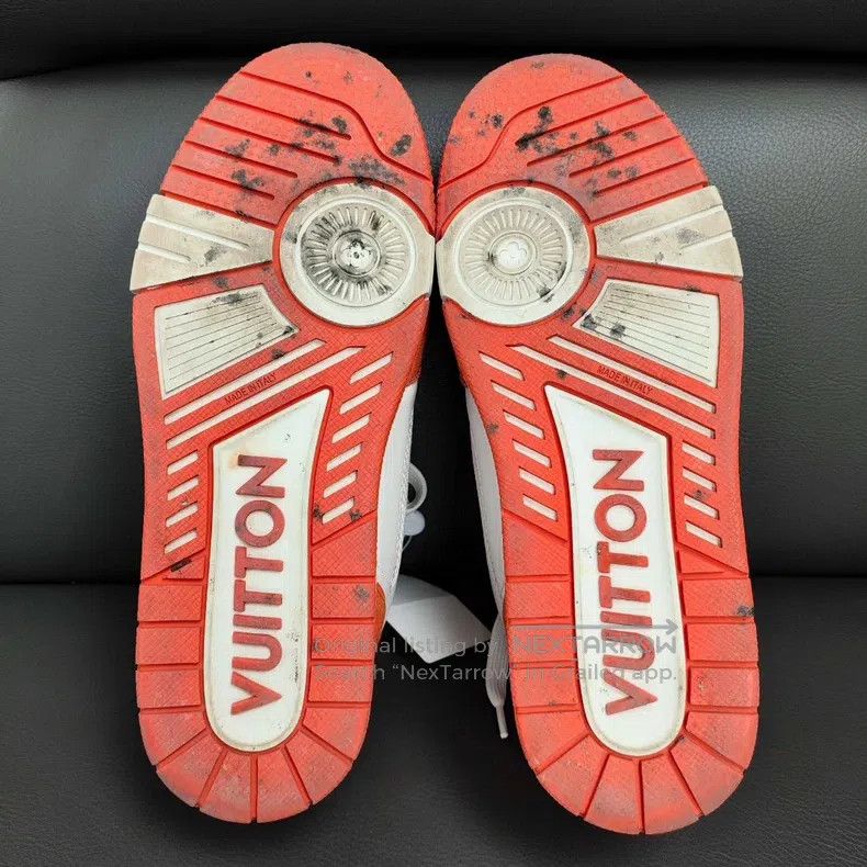 Louis Vuitton Louis Vuitton Cowhide patchwork denim skateboard shoes Size US 5.5 / EU 38 - 6 Thumbnail
