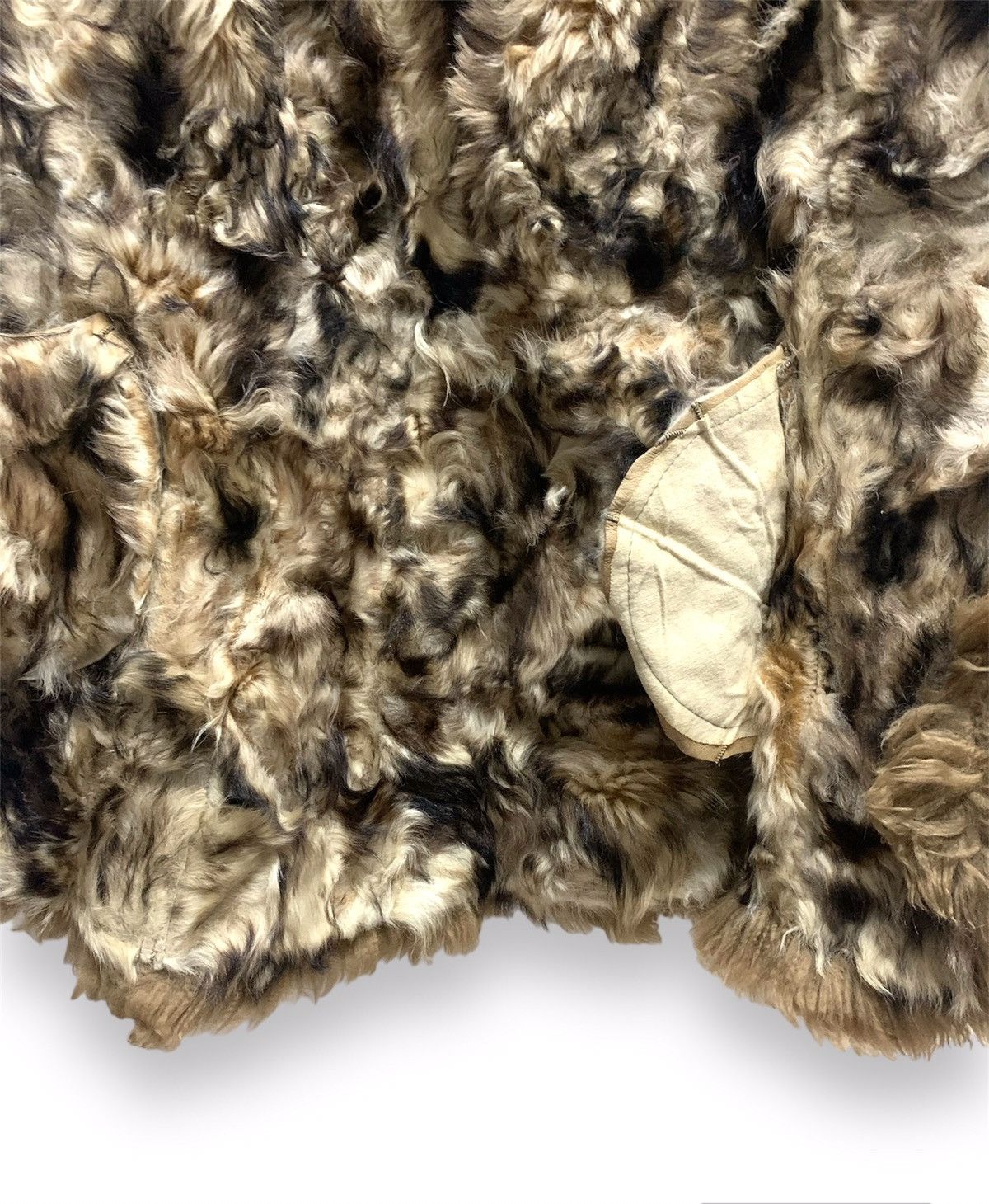 If Six Was Nine Vintage Patchwork Shearling Sheepskin Coat Size M / US 6-8 / IT 42-44 - 16 Thumbnail