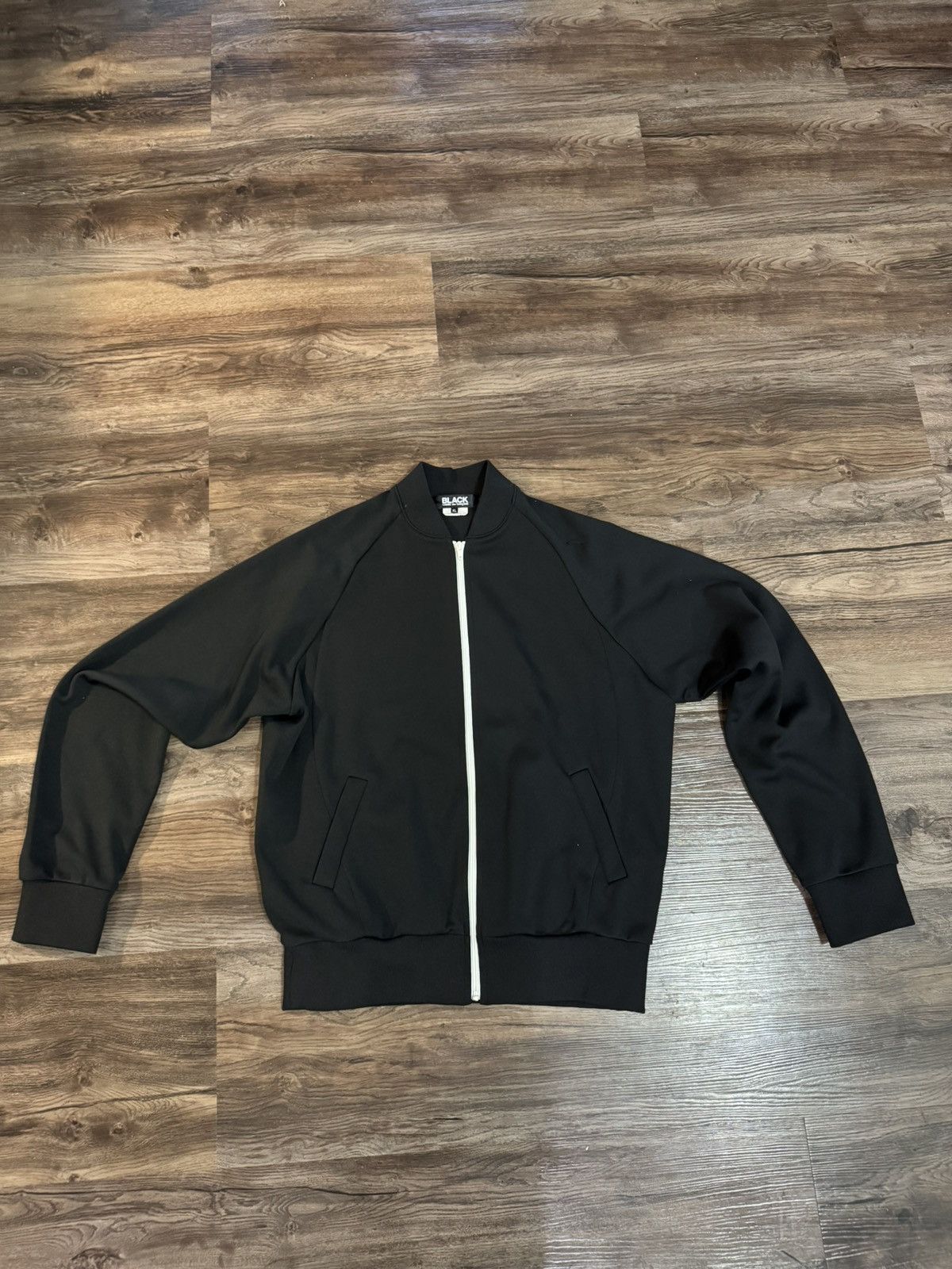 Comme des Garcons Black Comme Des Garçons Black Track Jacket Size US XL / EU 56 / 4 - 1 Thumbnail