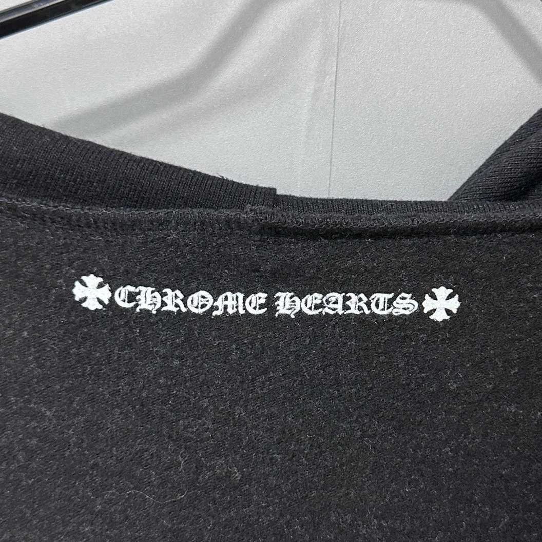 Chrome Hearts Chrome Hearts Black Big Cross Silver Zipper Vines Hoodie M Size M / US 6-8 / IT 42-44 - 5 Thumbnail