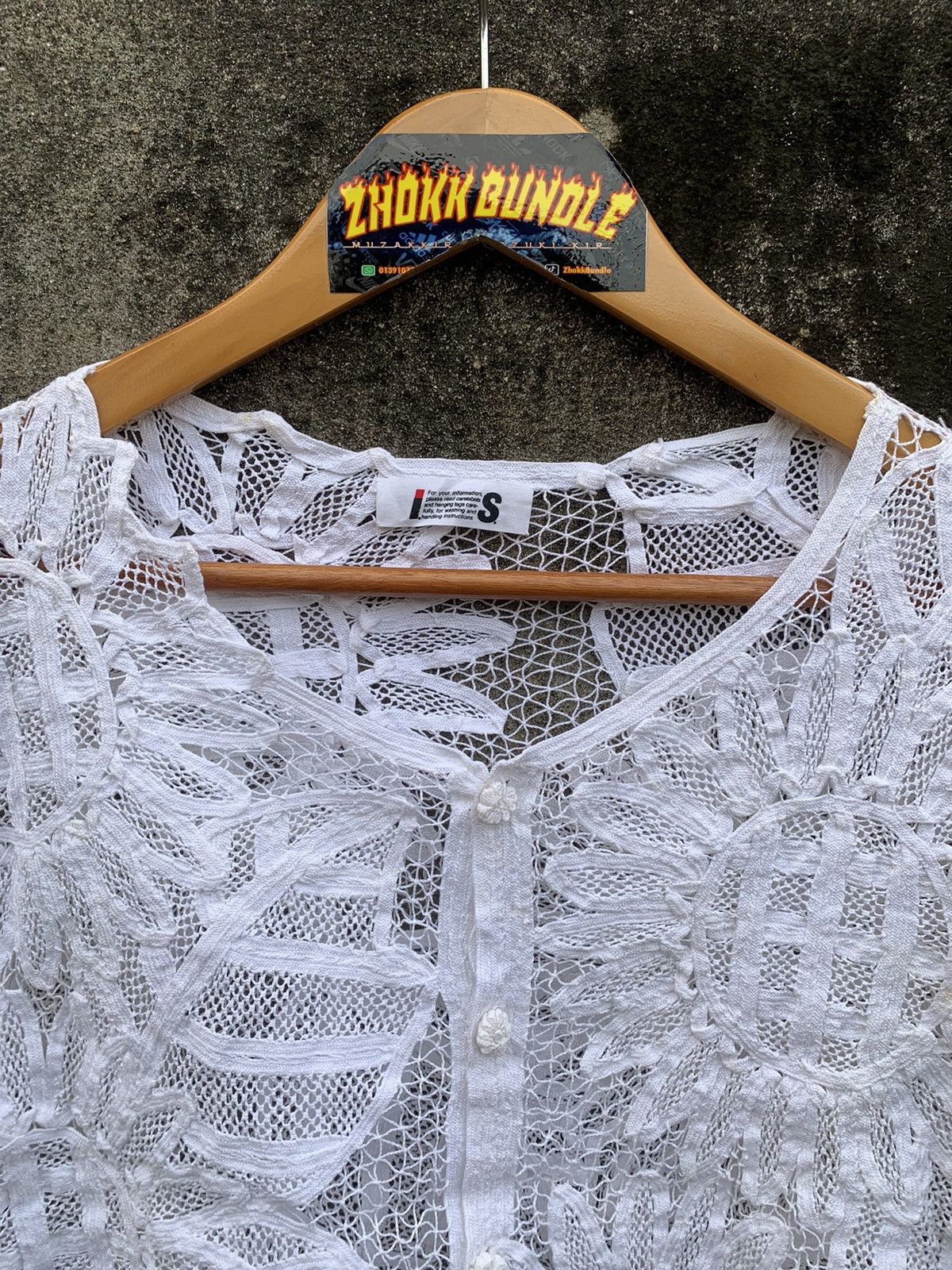 Issey Miyake Vintage I.S Issey Miyaki Floral Knit Size M / US 6-8 / IT 42-44 - 3 Thumbnail