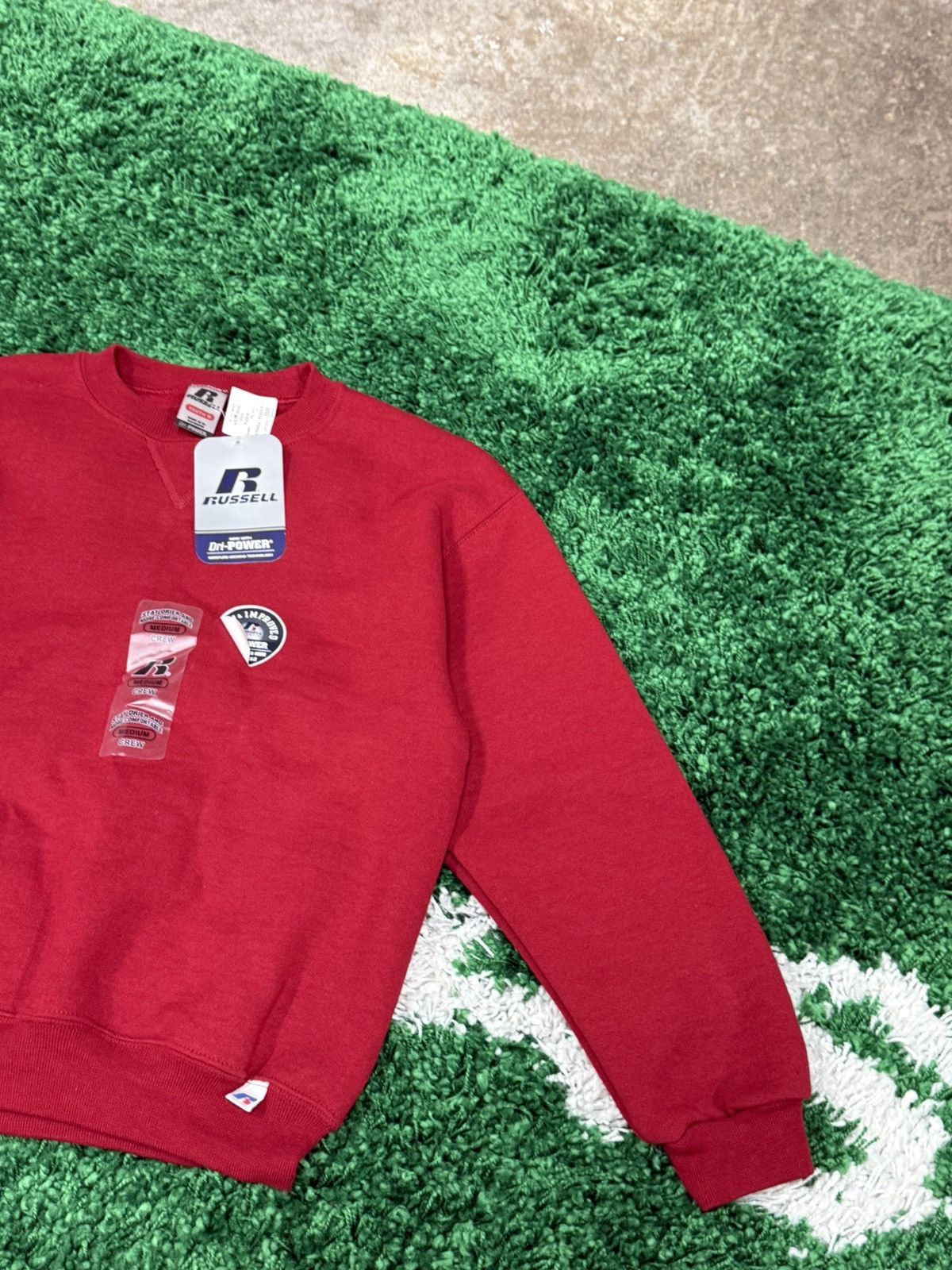 Russell Athletic Vintage Deadstock Old Stock Russell Red Sweatshirt Youth M Size US XS / EU 42 / 0 - 2 Thumbnail