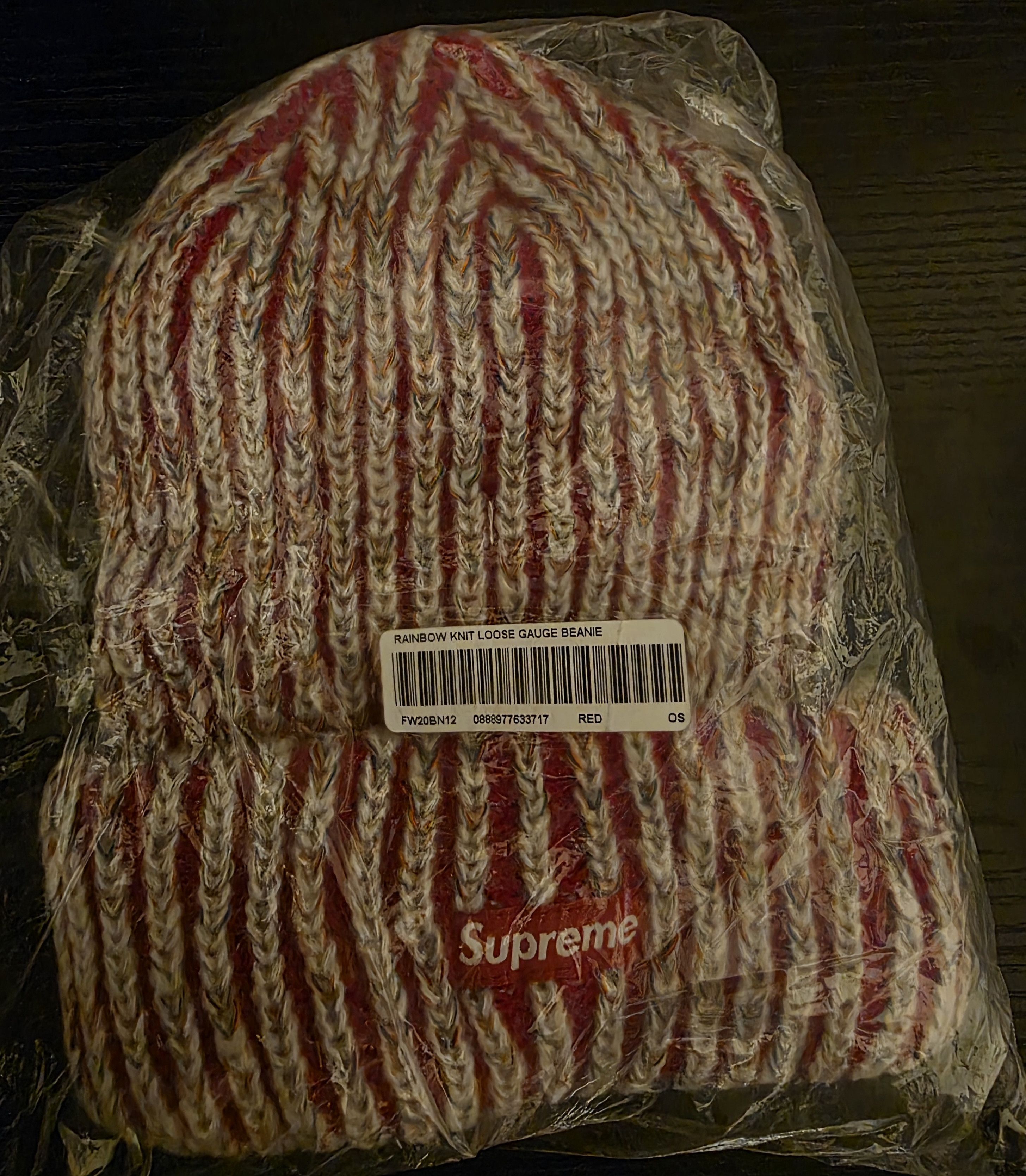 Supreme Supreme Rainbow Knit Loose Gauge Beanie Size ONE SIZE - 2 Thumbnail