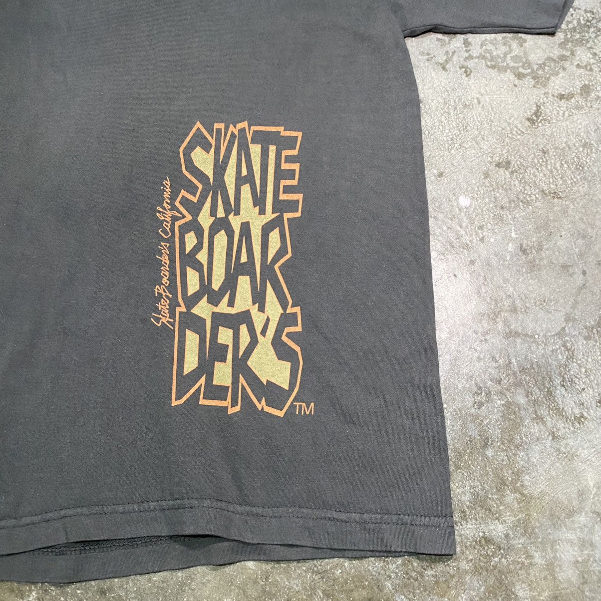 Vintage Vintage 90’s Skateboarder’s California Skate T Shirt Size US XXL / EU 58 / 5 - 8 Thumbnail