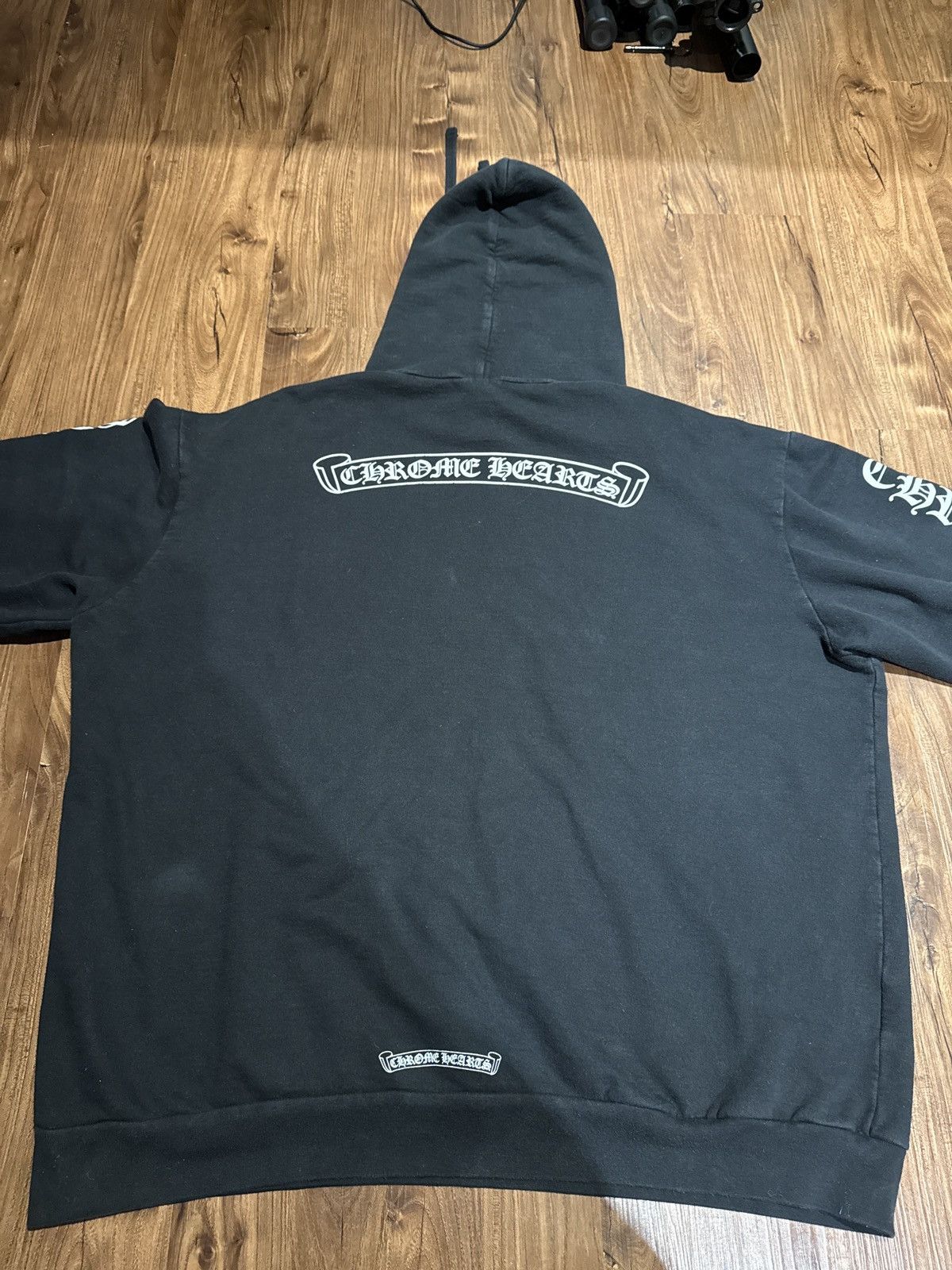 Chrome Hearts Chrome Hearts Scroll Sleeve Logo Hoodie Size US XL / EU 56 / 4 - 6 Thumbnail