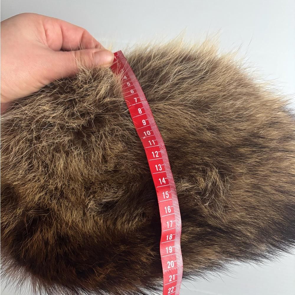 Designer Vintage real Fur Brown Hat Size ONE SIZE - 4 Thumbnail