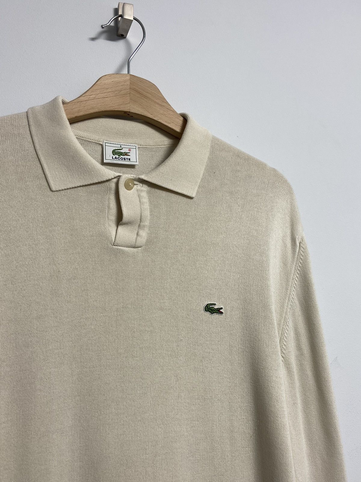 Lacoste Lactose Vintage Long Sleeve Polo y2K style hype Size US L / EU 52-54 / 3 - 2 Thumbnail